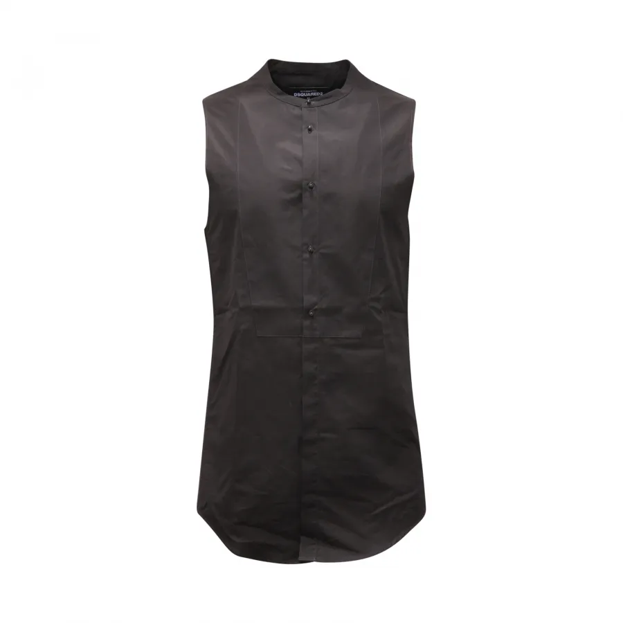 1934AT camicia uomo DSQUARED2 man sleeveless shirt black