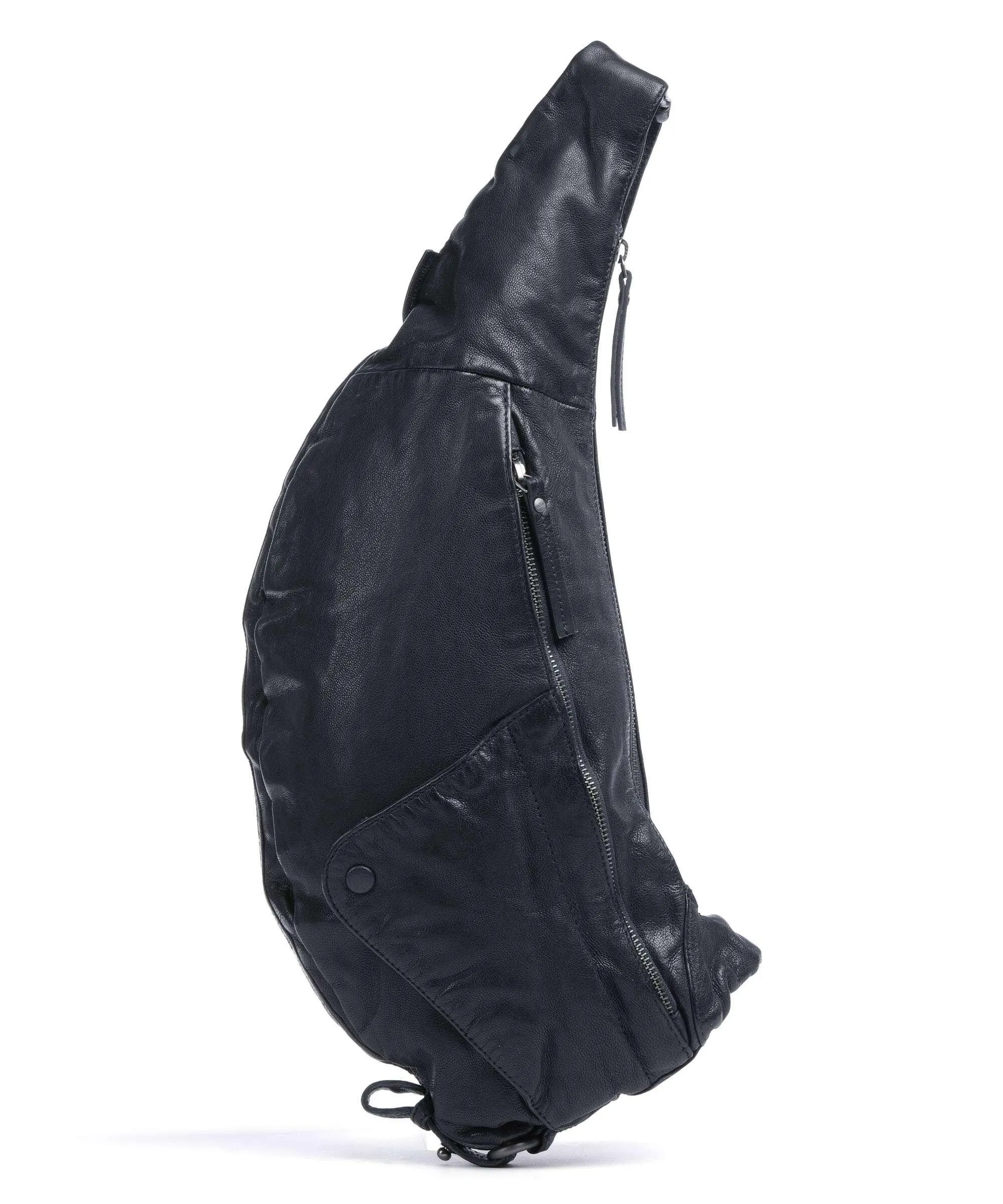  Aunts & Uncles Guerilla Gardeners-plain Rylee Borsa a spalla pelle granulata navy  