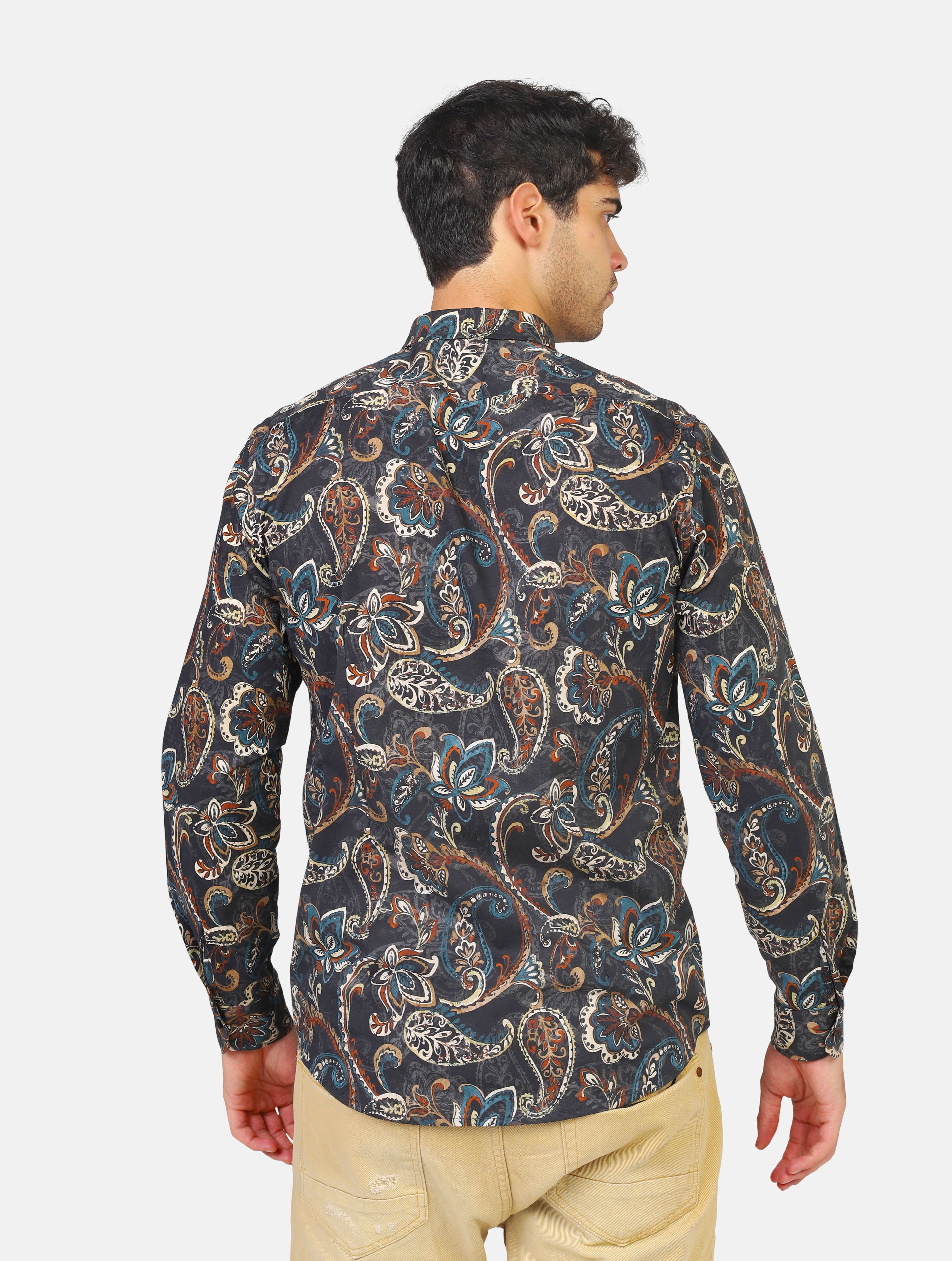 camicia #JOB - 4497FLO/DAMASCVAR 1