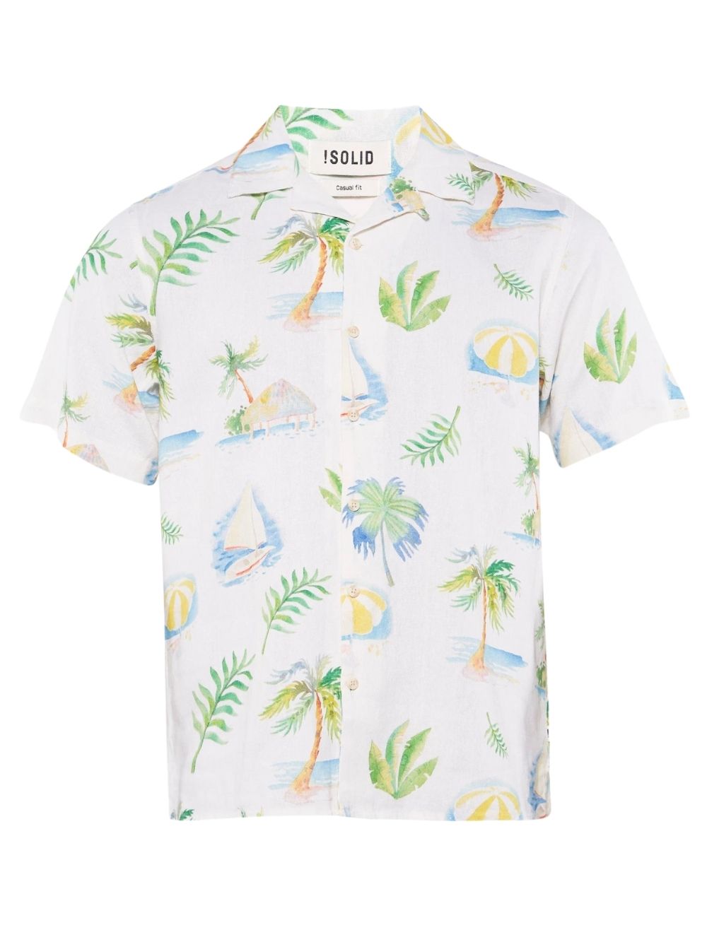 Camicia !SOLID Uomo 21108202 Bianco