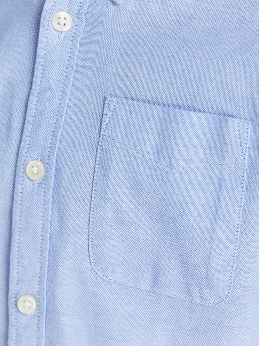 CAMICIE Ragazzo JACK&JONES 12183229 JJEOXFORD SHIRT CASHMERE BLUE