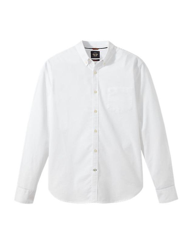 CAMICIE Uomo DOCKERS 29599 OXFORD BUTTON-UP 0005 WHITE PAPER