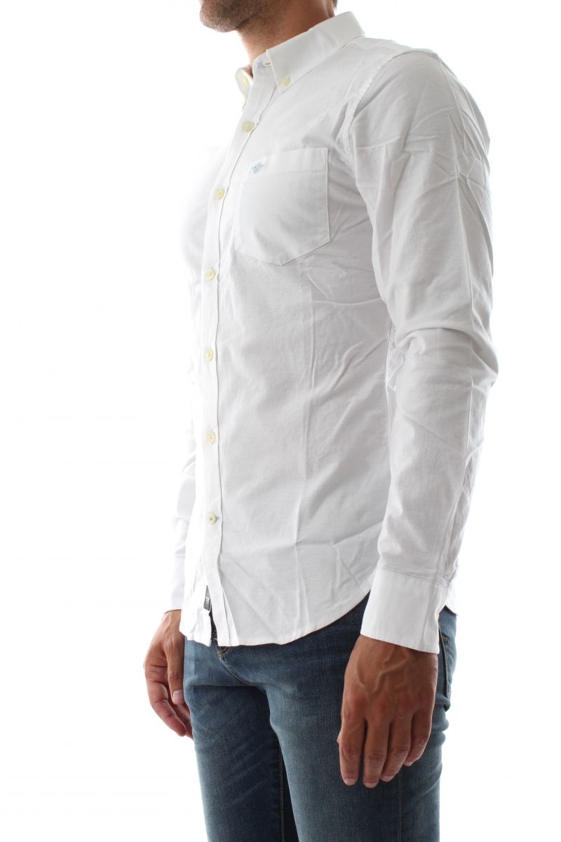 CAMICIE Uomo DOCKERS 29599 OXFORD BUTTON-UP 0005 WHITE PAPER