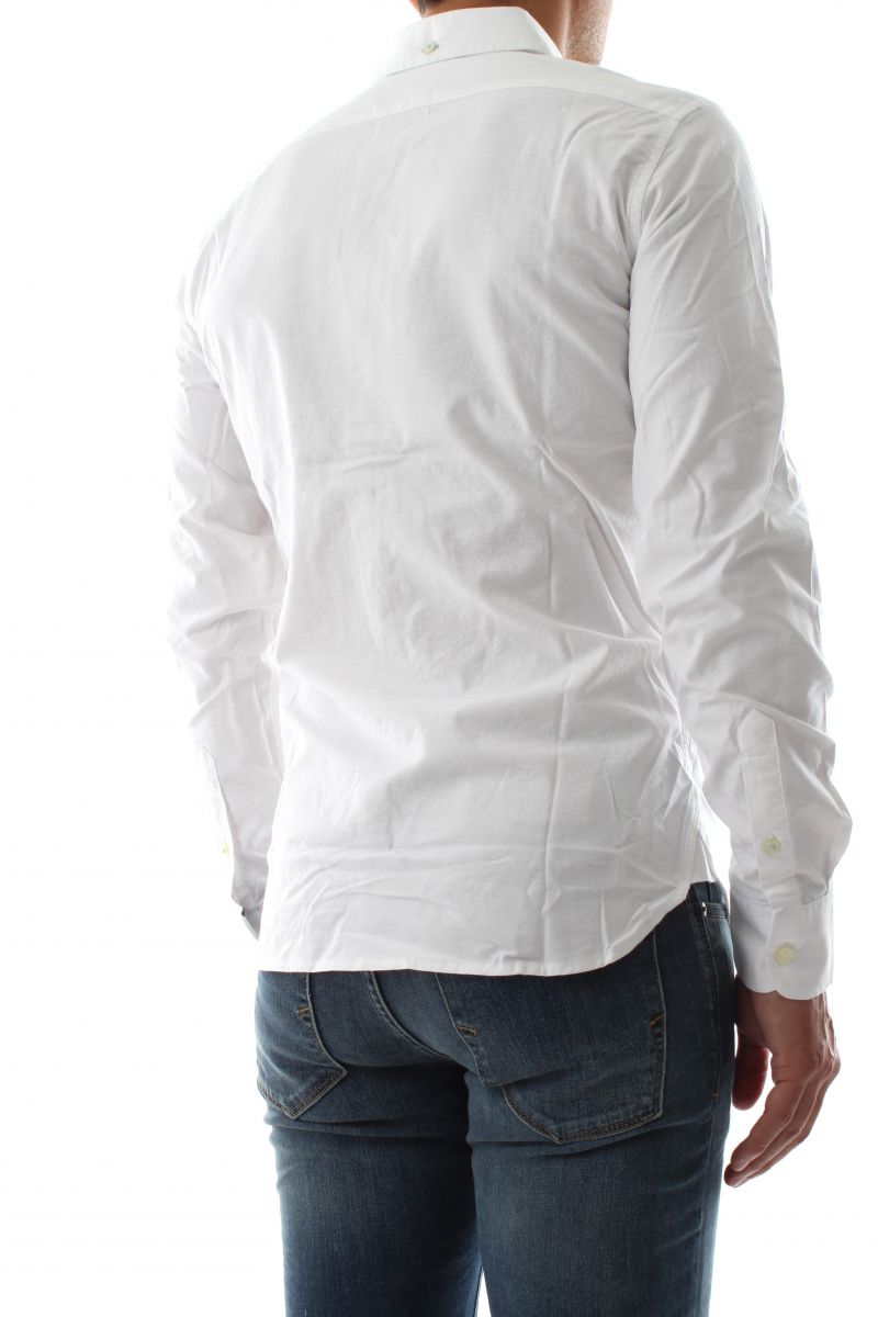 CAMICIE Uomo DOCKERS 29599 OXFORD BUTTON-UP 0005 WHITE PAPER