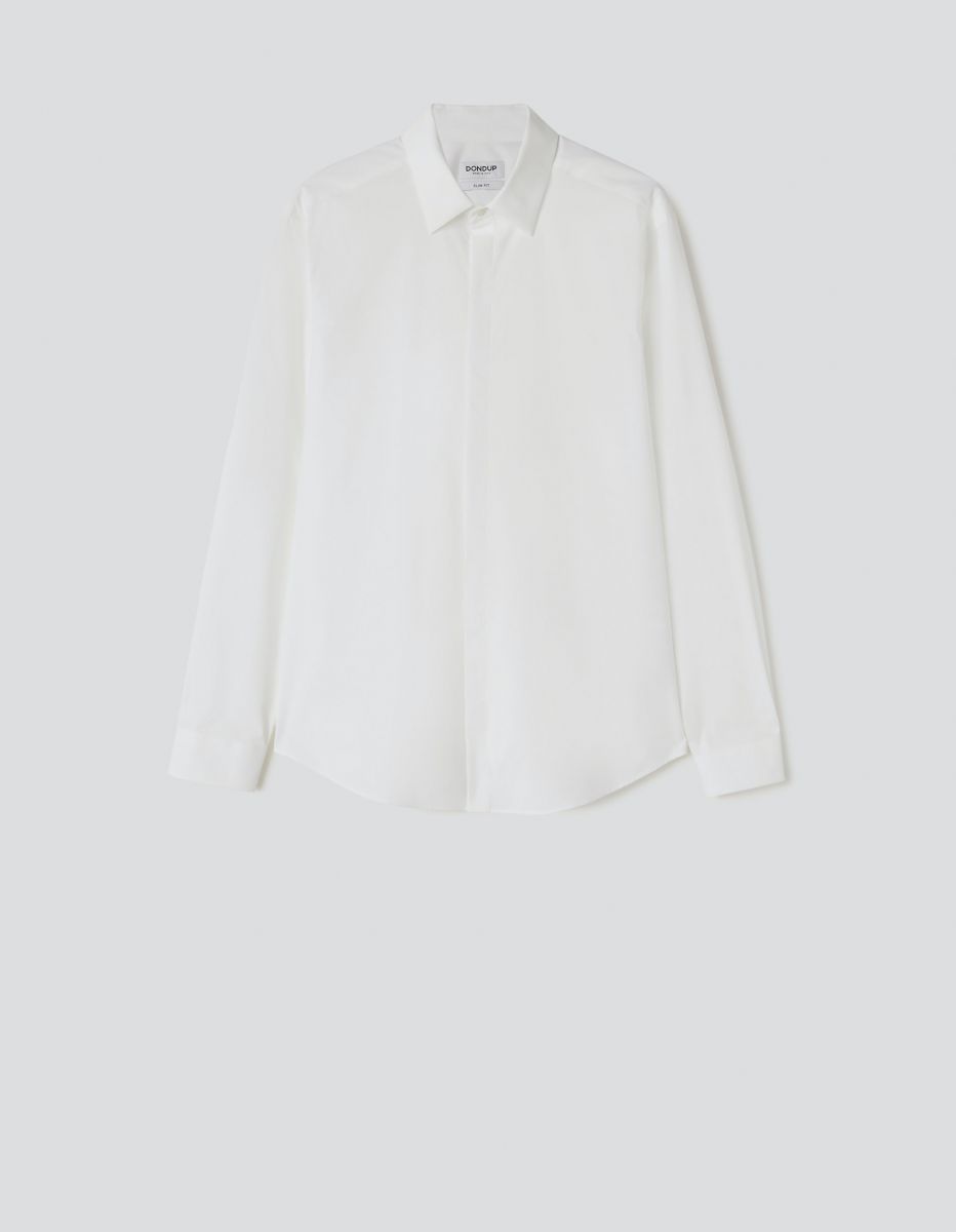 CAMICIE Uomo DONDUP UC306S PS0012 000 WHITE