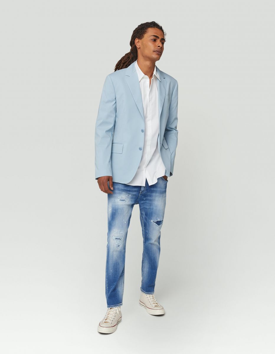 CAMICIE Uomo DONDUP UC306S PS0012 000 WHITE