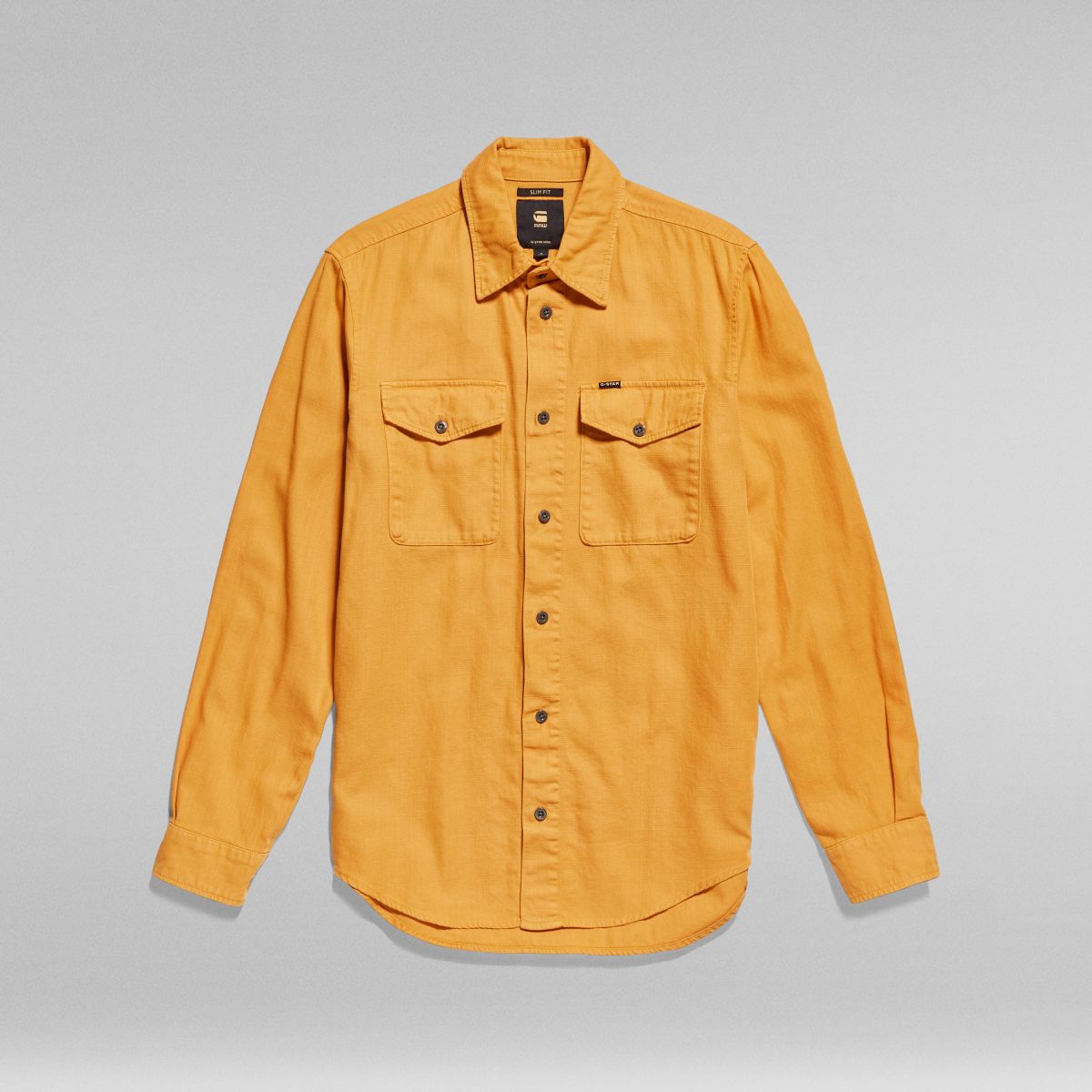 CAMICIE Uomo G-STAR D20165 7647 MARINE SLIM DULL YELLOW GD