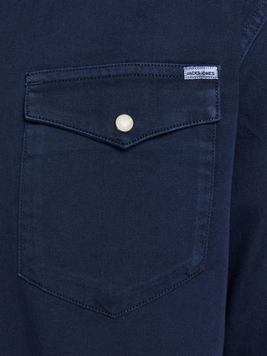 CAMICIE Uomo JACK&JONES 12138115 SHERIDAN DARK NAVY