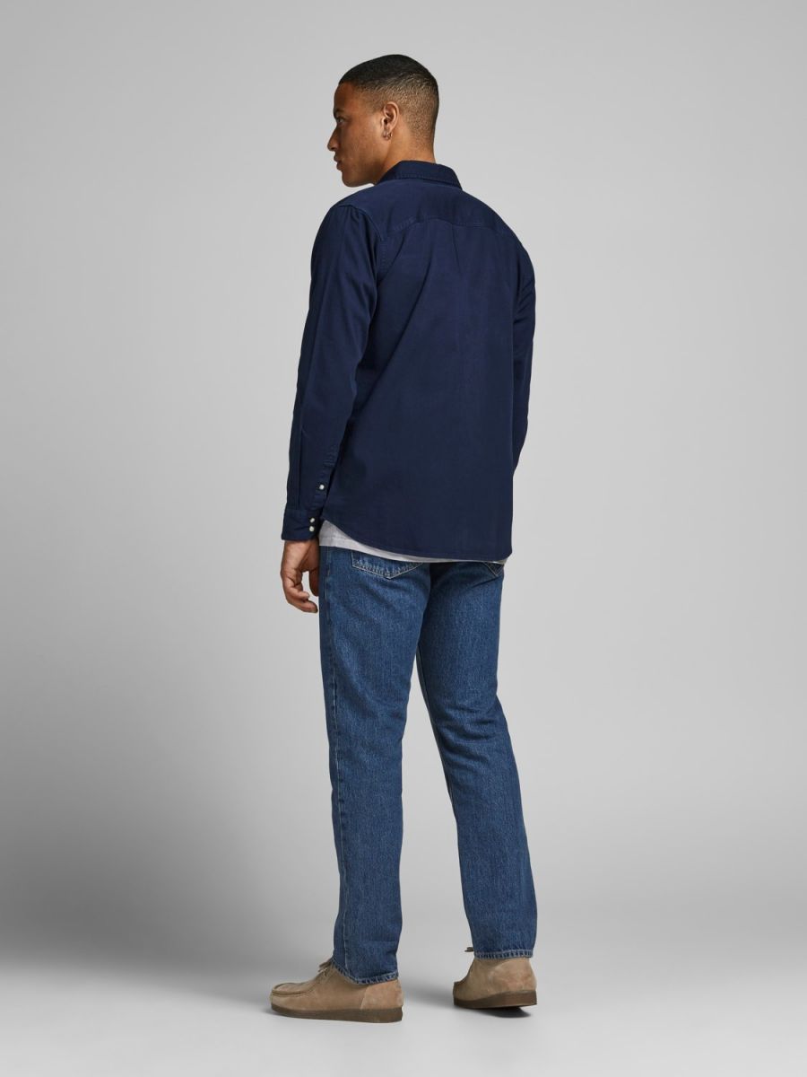 CAMICIE Uomo JACK&JONES 12138115 SHERIDAN DARK NAVY