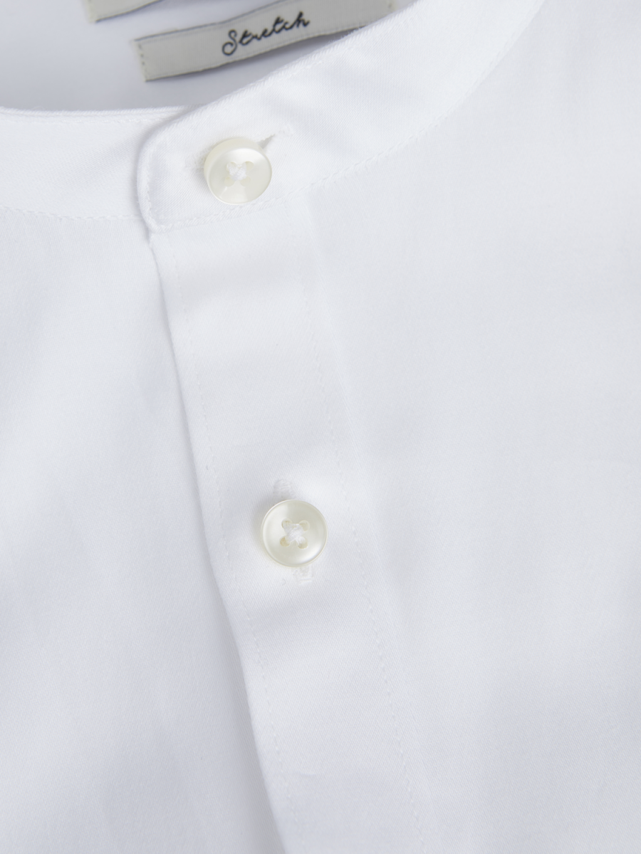 CAMICIE Uomo JACK&JONES 12255749 PARMA BAND WHITE