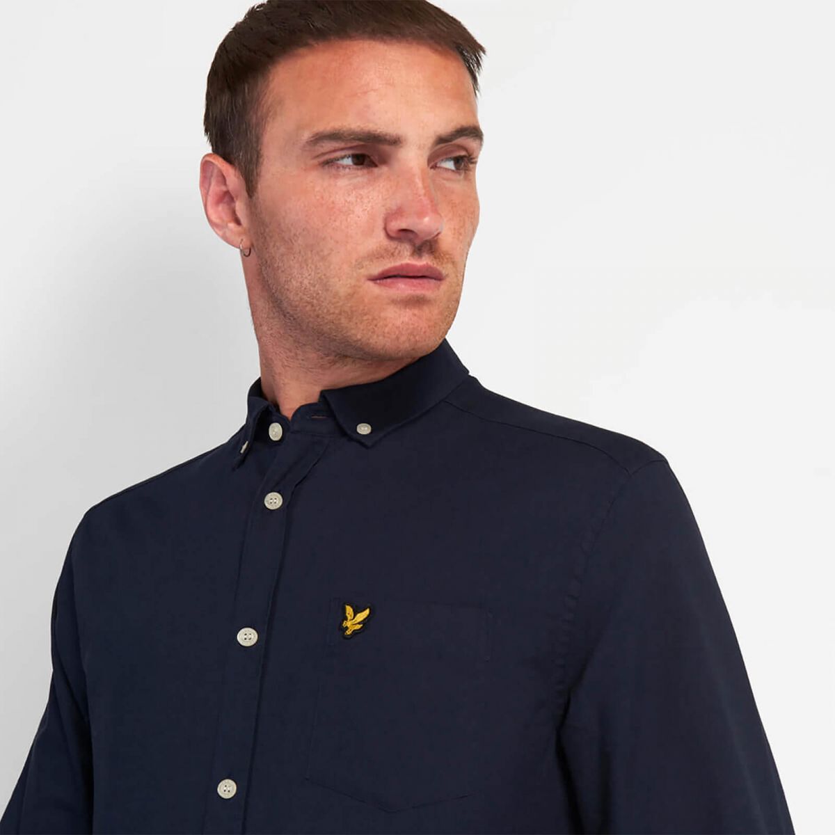 CAMICIE Uomo LYLE & SCOTT 1874 LW1302VOG OXFORD SHIRT Z271 DARK NAVY