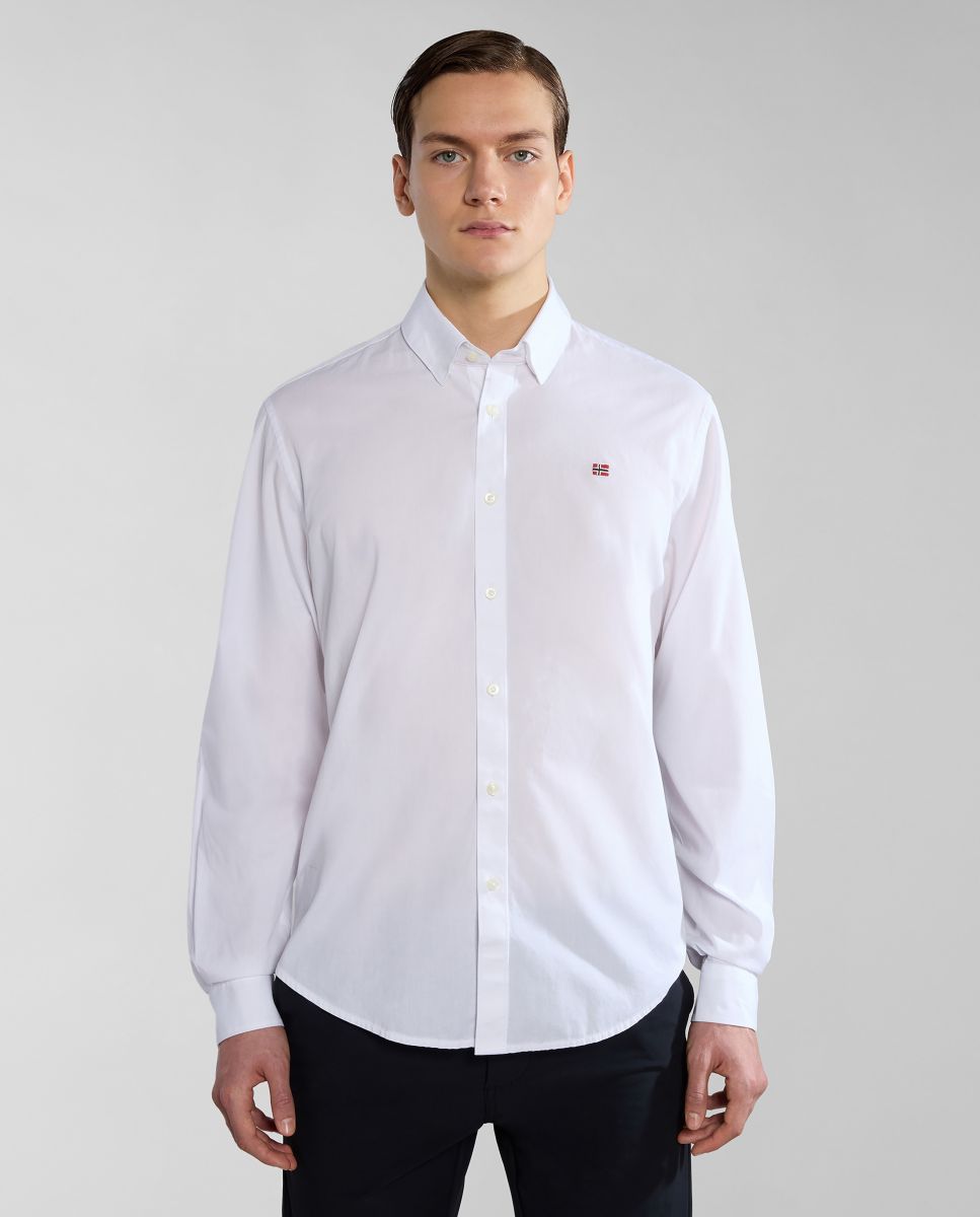 CAMICIE Uomo NAPAPIJRI G-GRAIE NP0A4H1E 002 WHITE