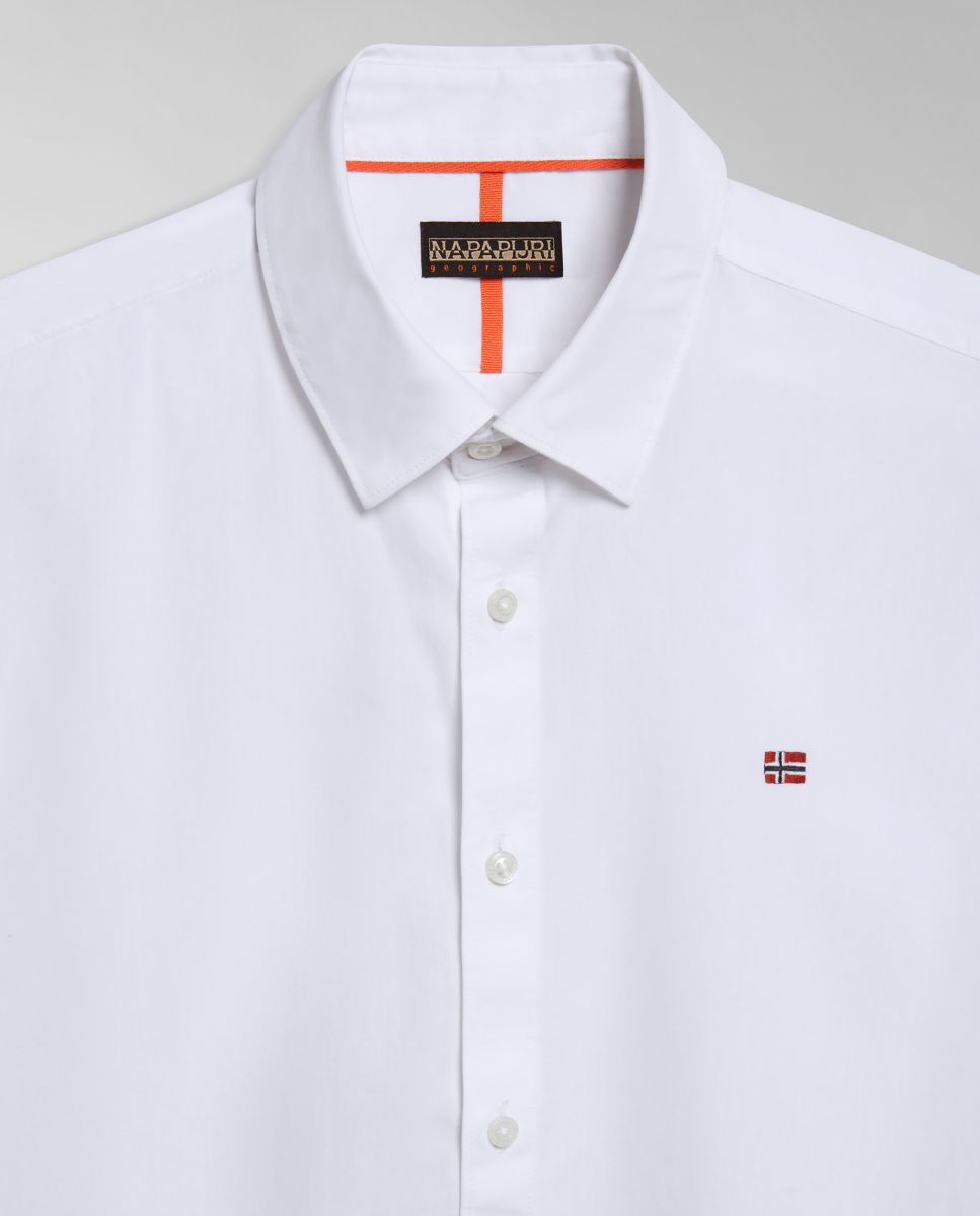 CAMICIE Uomo NAPAPIJRI G-GRAIE NP0A4H1E 002 WHITE