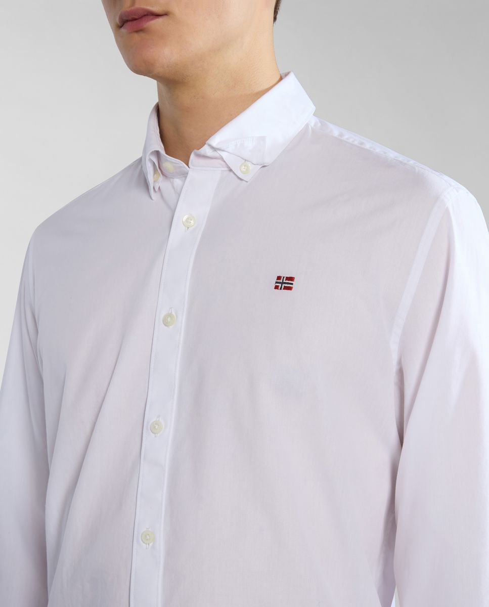CAMICIE Uomo NAPAPIJRI G-GRAIE NP0A4H1E 002 WHITE
