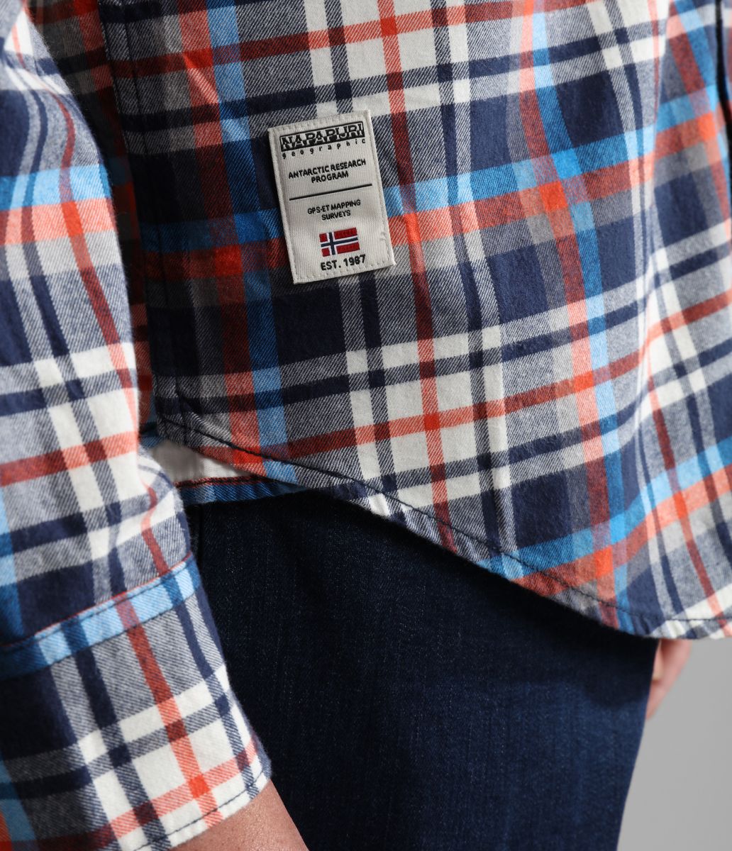 CAMICIE Uomo NAPAPIJRI G-TREKKING NA4GOT E1C WHITE