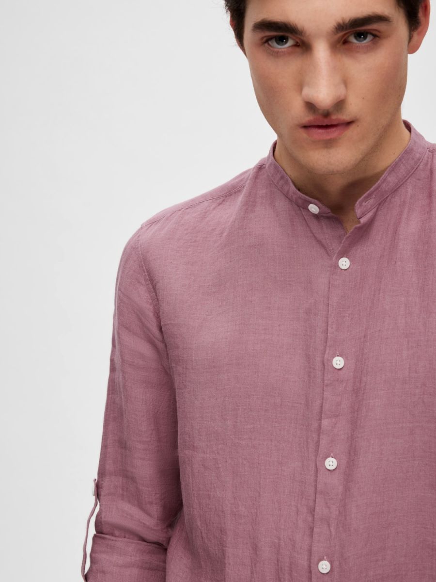 CAMICIE Uomo SELECTED 16088372 REGKYLIAN WISTFUL MAUVE