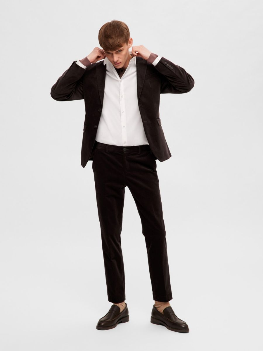 CAMICIE Uomo SELECTED 16090210 SLIMTRAVEL BRIGHT WHITE