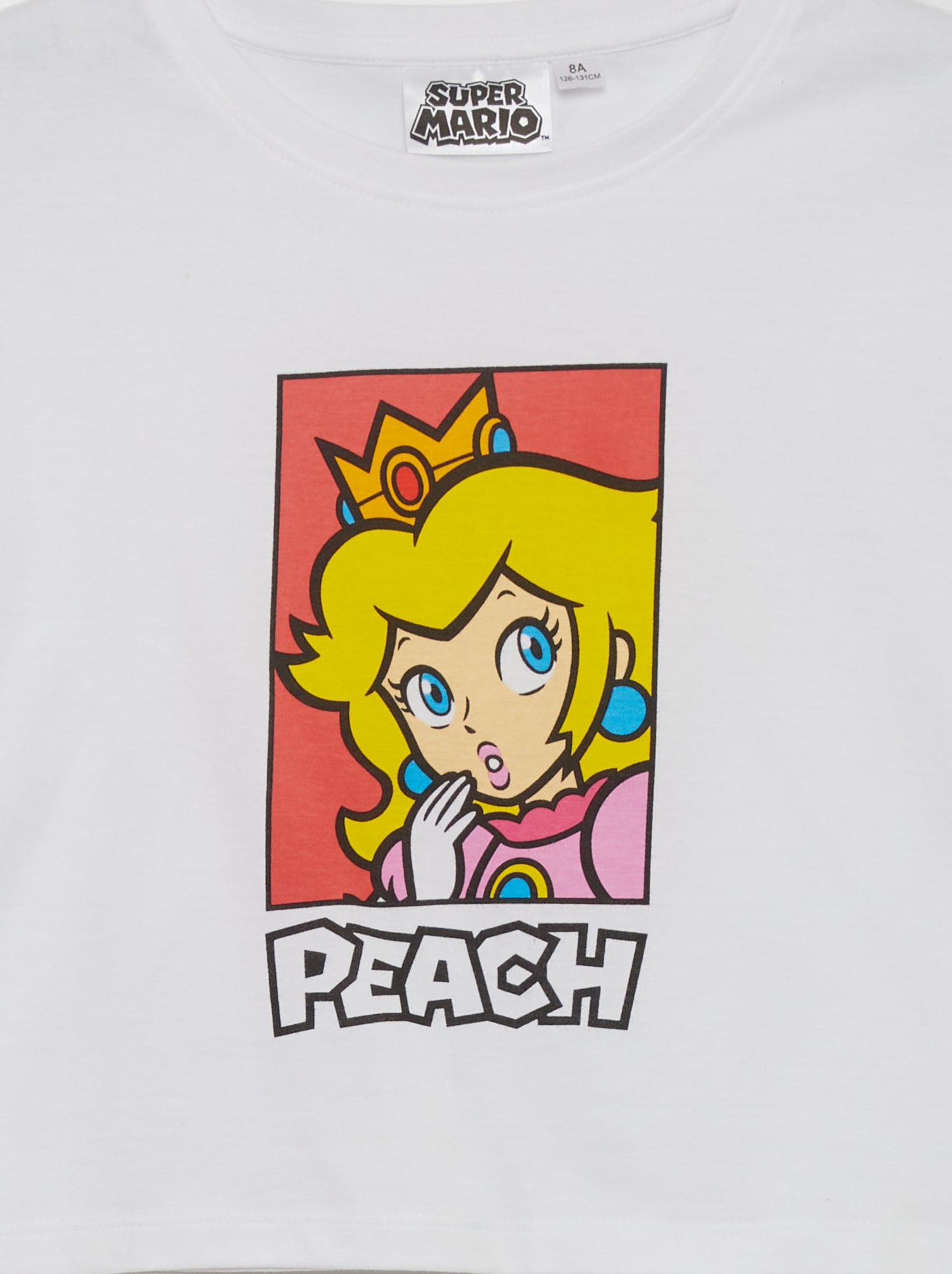 Completo pigiama corto 'Peach' - 2 pezzi - BIANCO