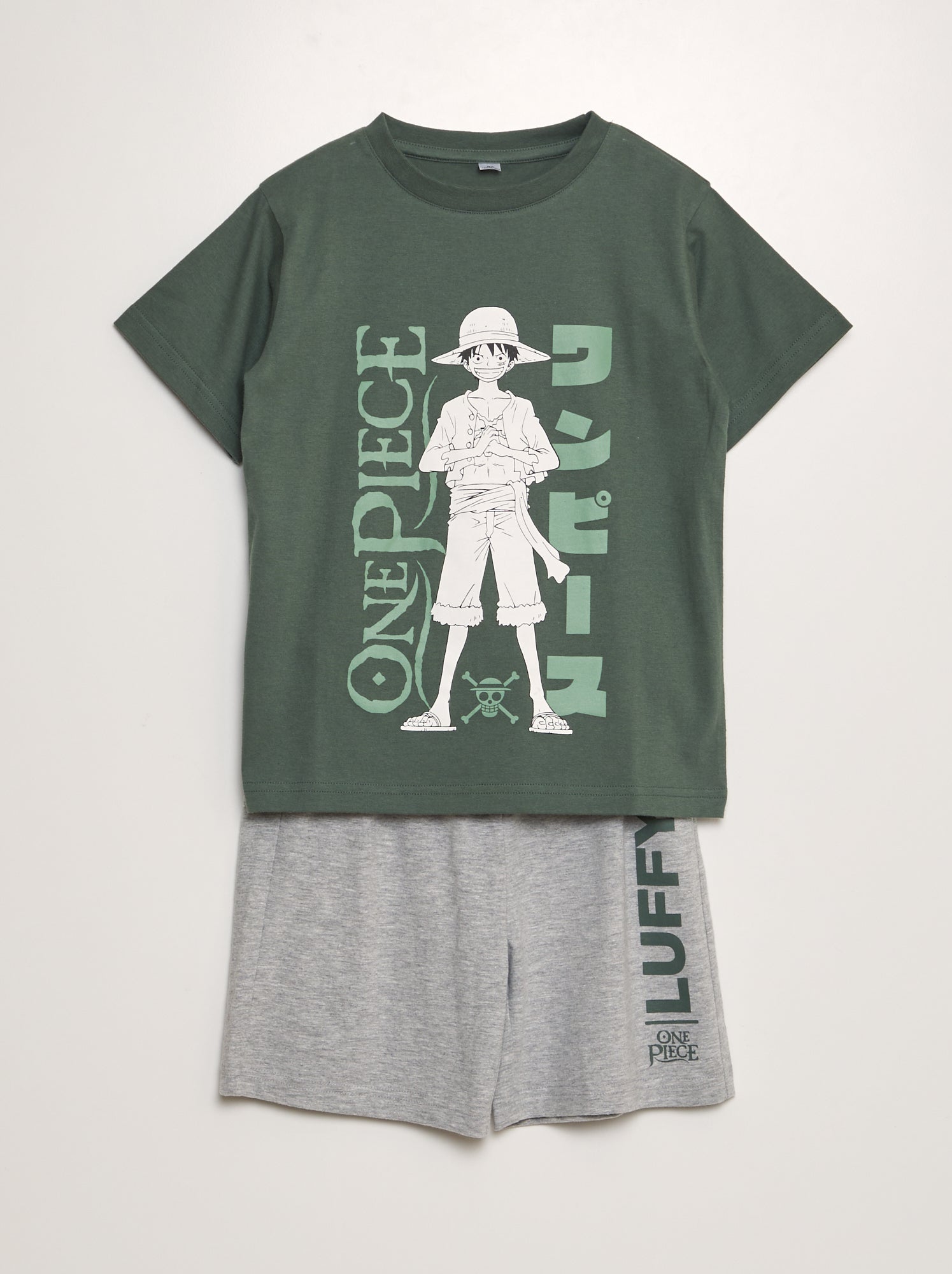 Completo pigiama 'One Piece' - 2 pezzi - VERDE