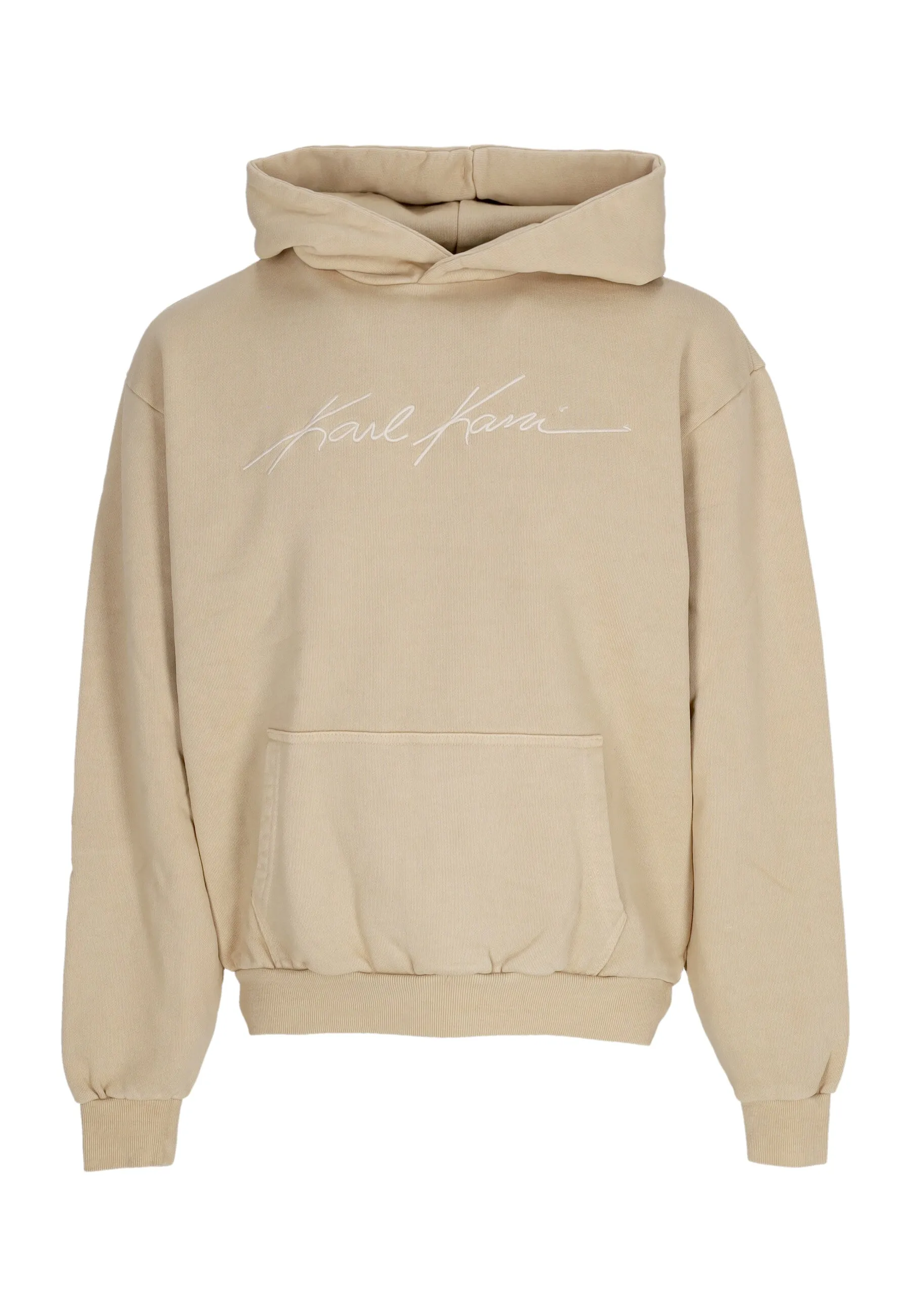 Felpa Cappuccio Uomo Autograph Heavy Os Hoodie Sand