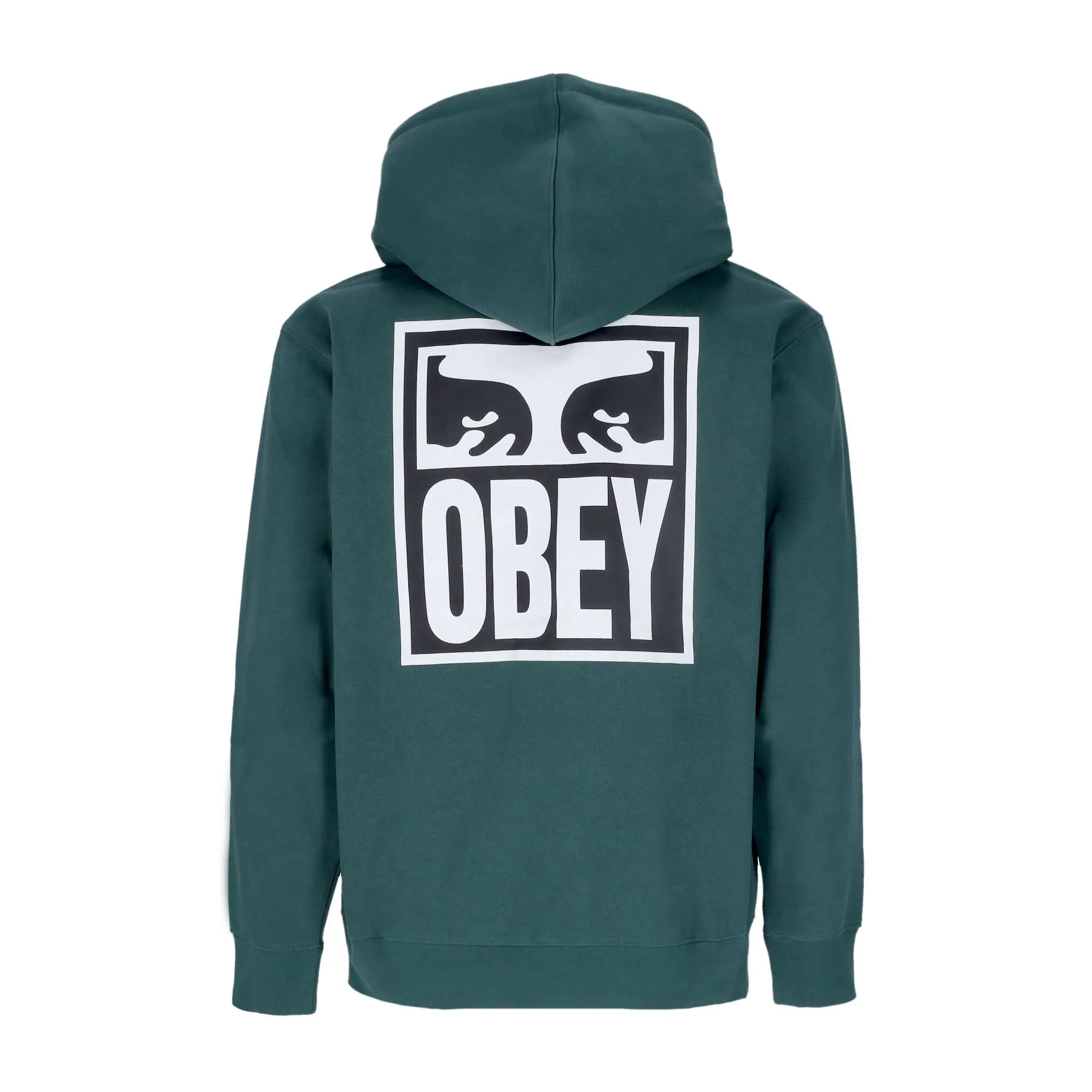Felpa Cappuccio Uomo Eyes Icon Hood Premium Fleece Dark Cedar