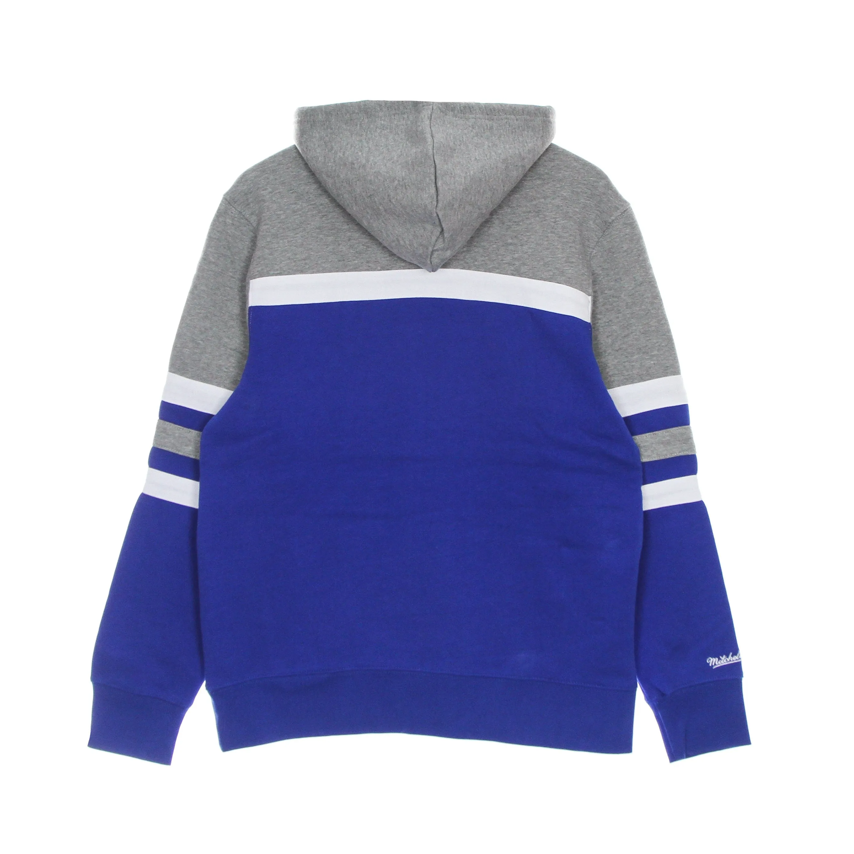 Felpa Cappuccio Uomo Ncaa Head Coach Hoodie Dukdev Royal/grey