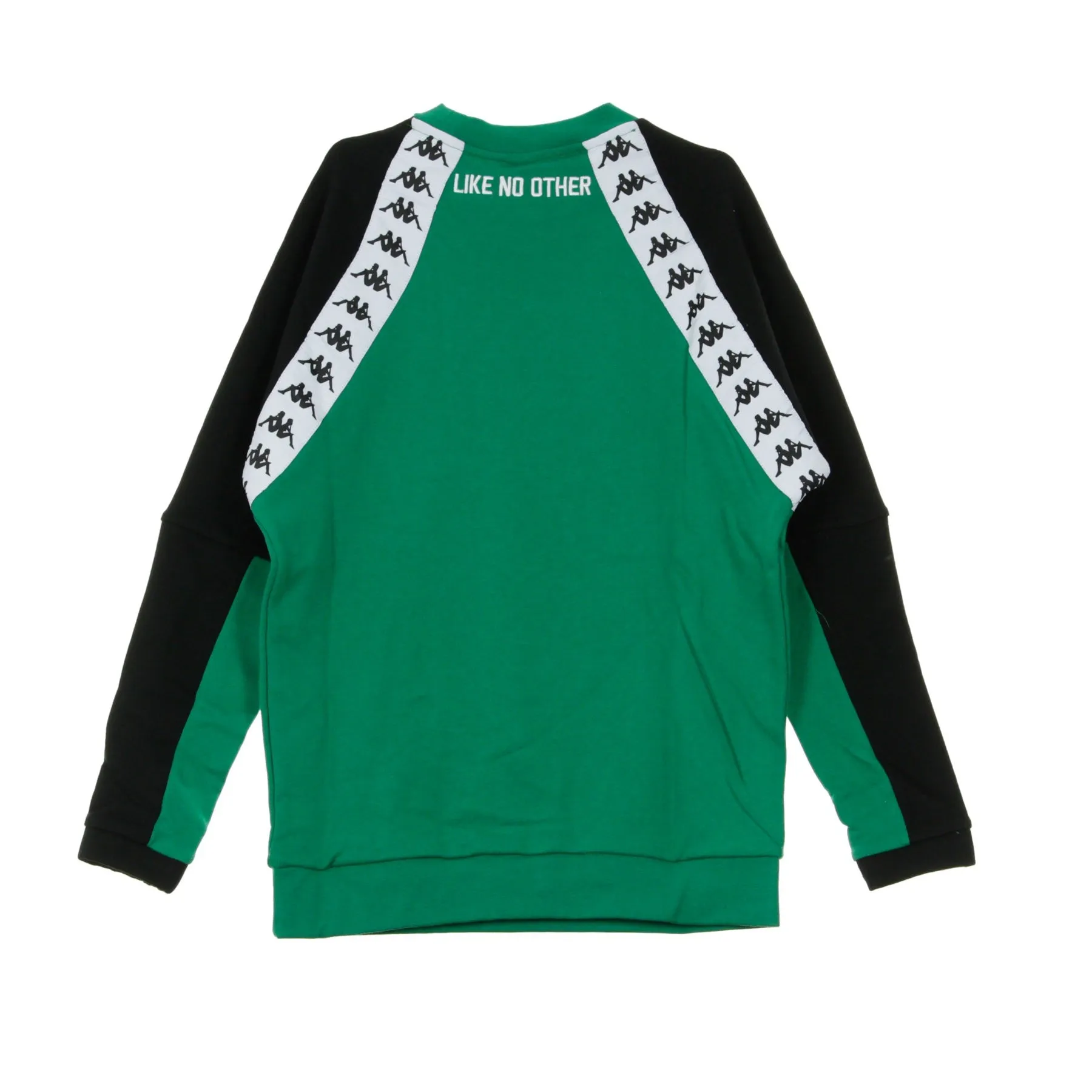 Felpa Girocollo Uomo Authentic Barmis Green/black/white