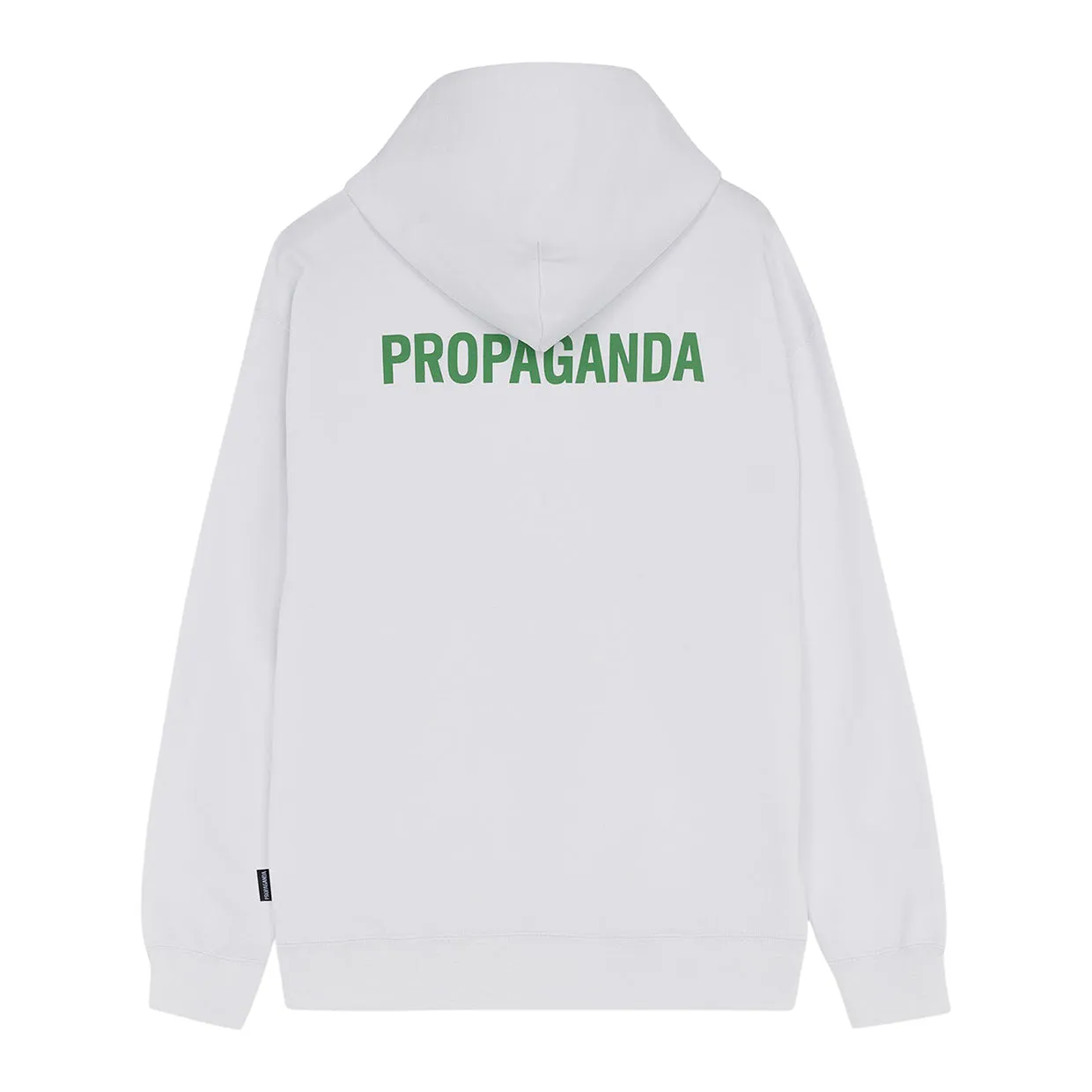 Felpa Logo Propaganda Bianco / Verde