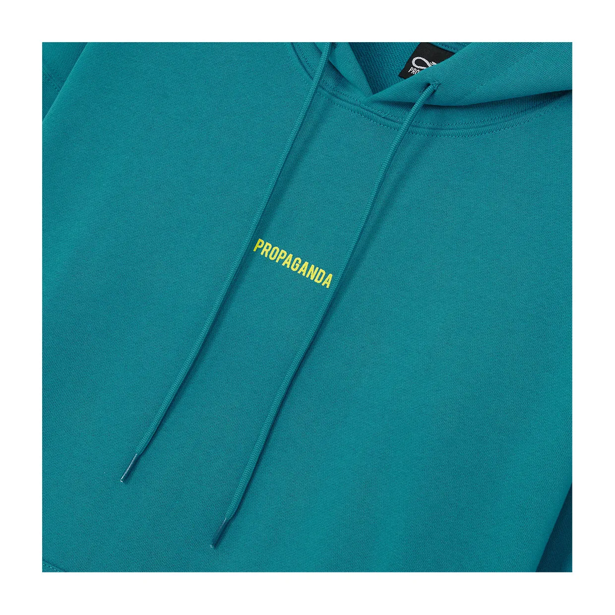 Felpa Propaganda Ribs Turchese / Giallo