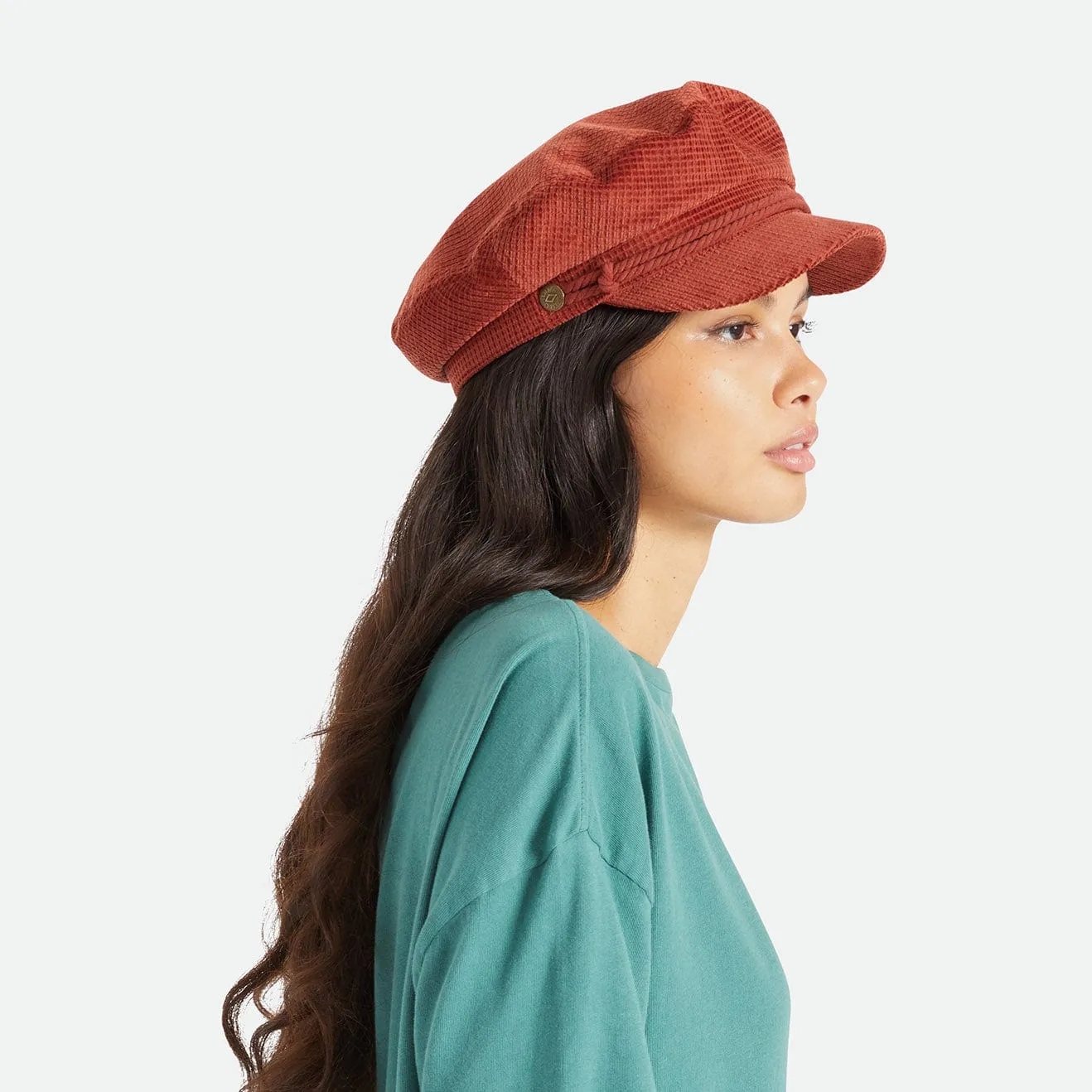 FIDDLER CAP - BURNT HENNA