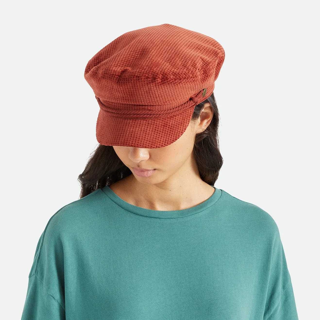 FIDDLER CAP - BURNT HENNA