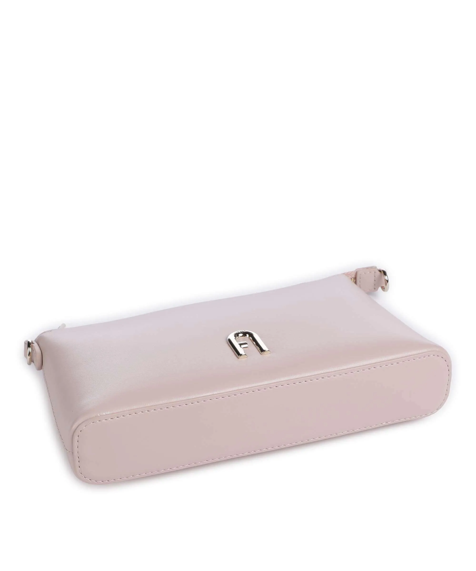  Furla Diamante Mini Borsa a tracolla pelle a grana fine rosa  
