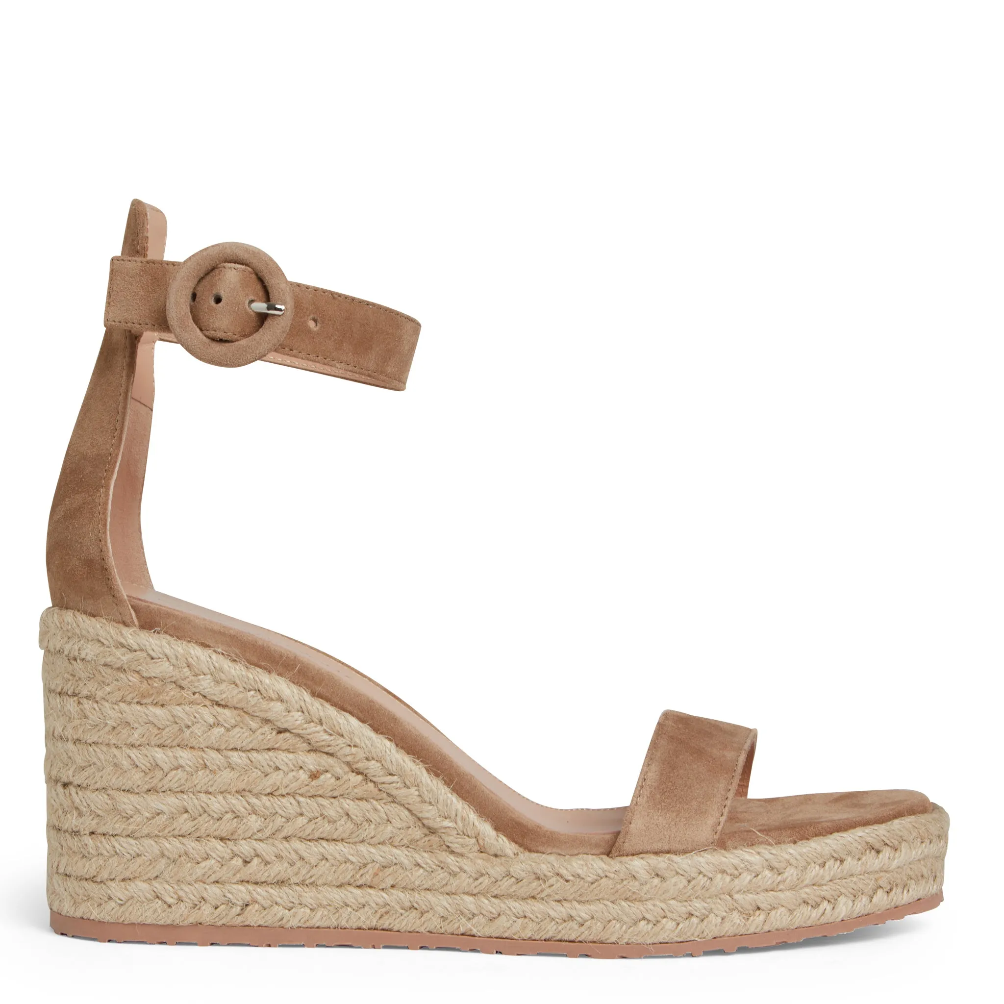 GIANVITO ROSSI  Espadrillas in suede beige