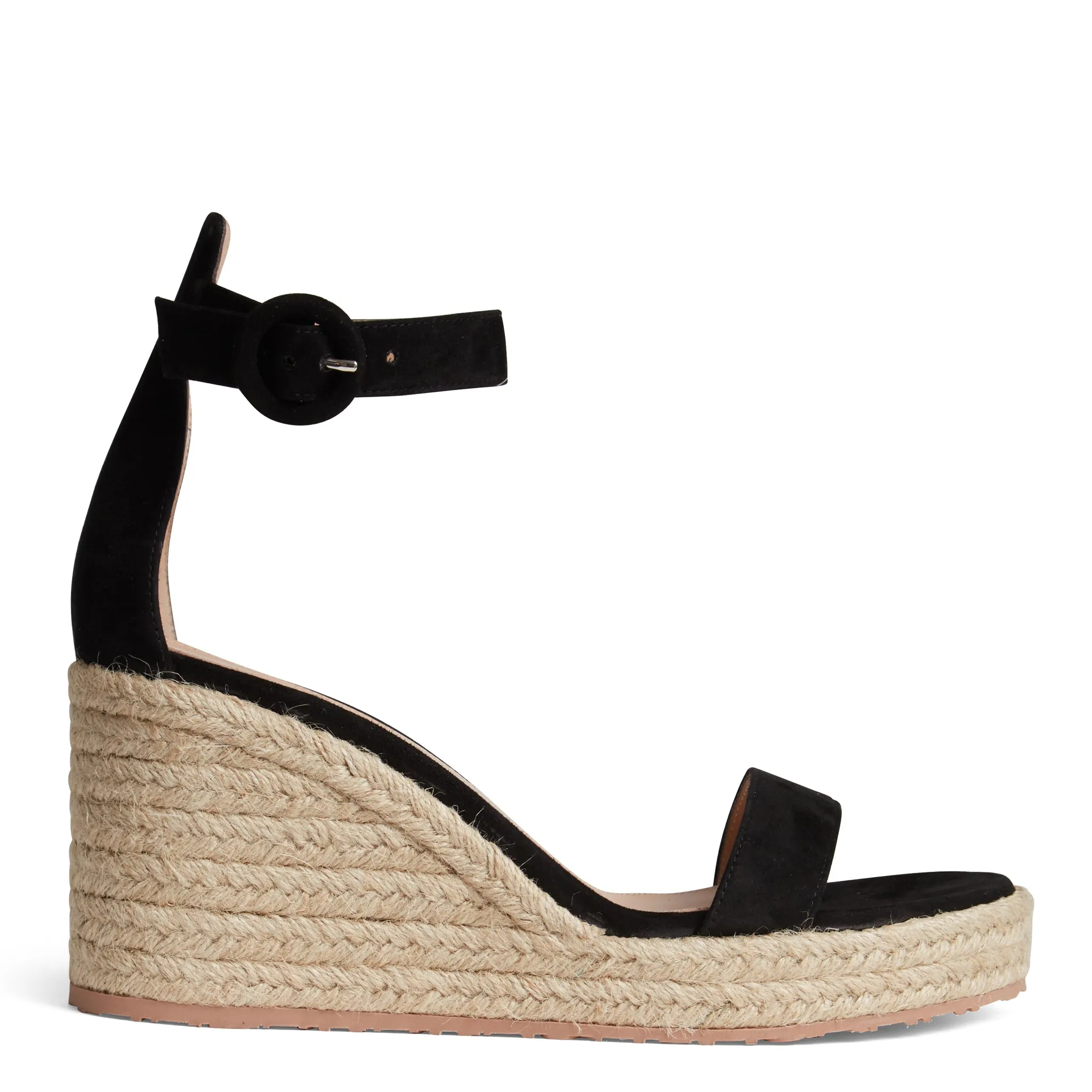 GIANVITO ROSSI  Espadrillas in suede nere