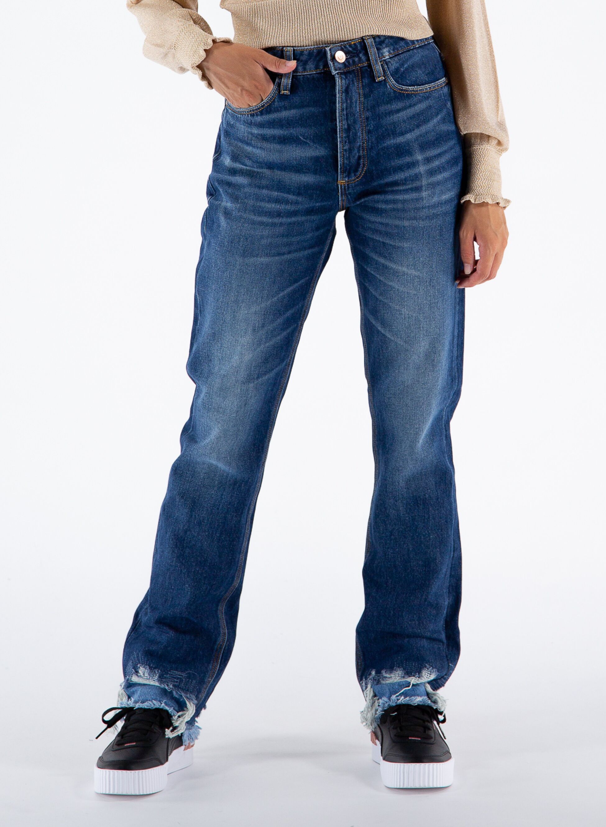 jeans a vita alta