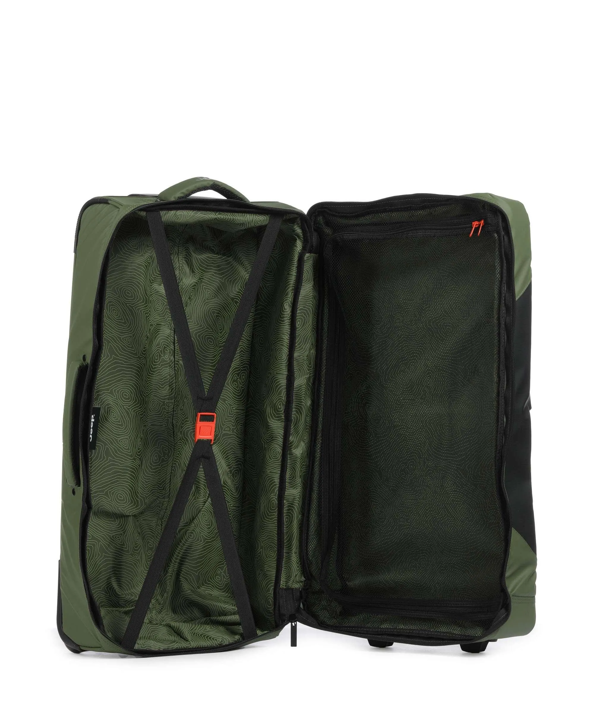  Jeep JS006B 73 Borsone trolley verde 73 cm  