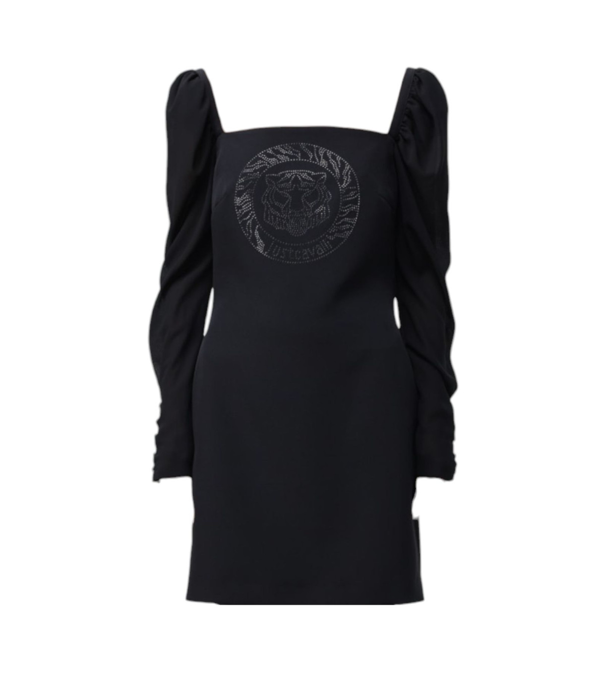 Just Cavalli Donna Vestito Corto  Tiger Studs