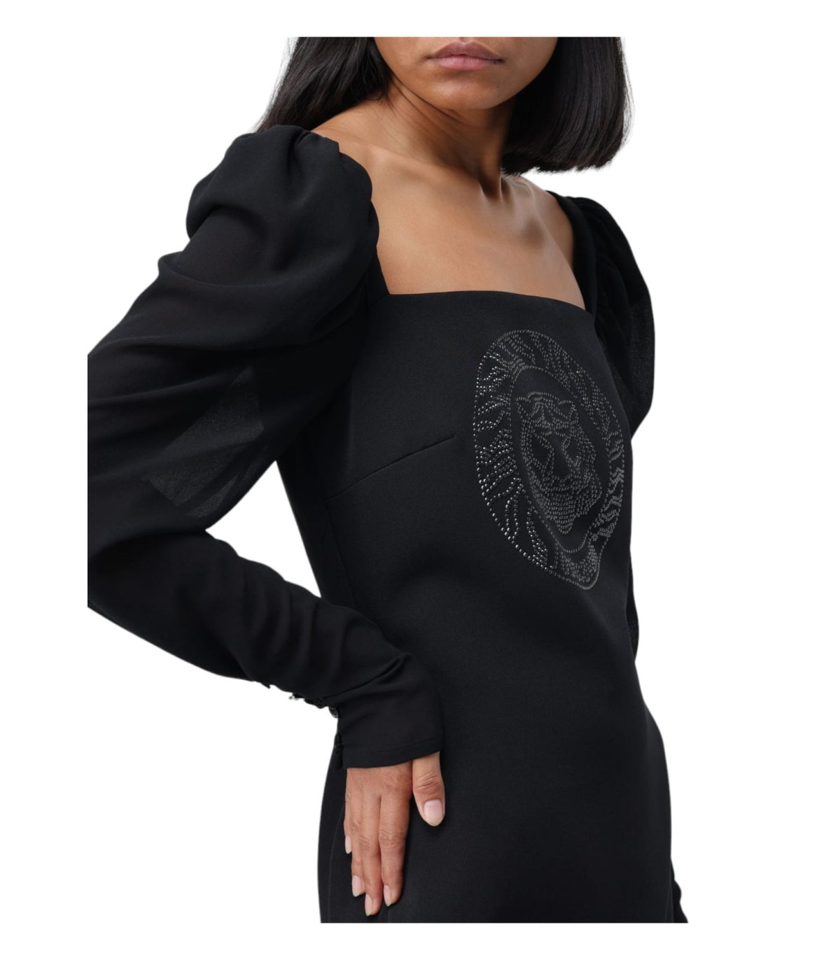 Just Cavalli Donna Vestito Corto  Tiger Studs