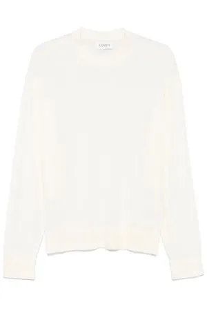 LANEUS Abbigliamento,Maglieria Maglione in misto lana vergine bianco latte 