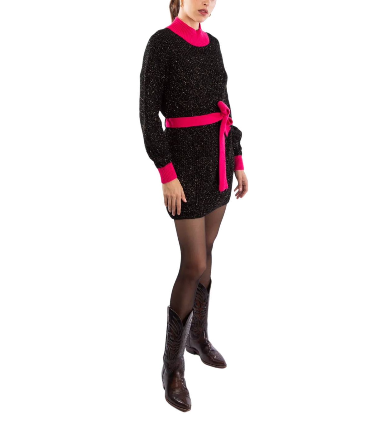 Le Volière Donna Vestito Corto In Maglia