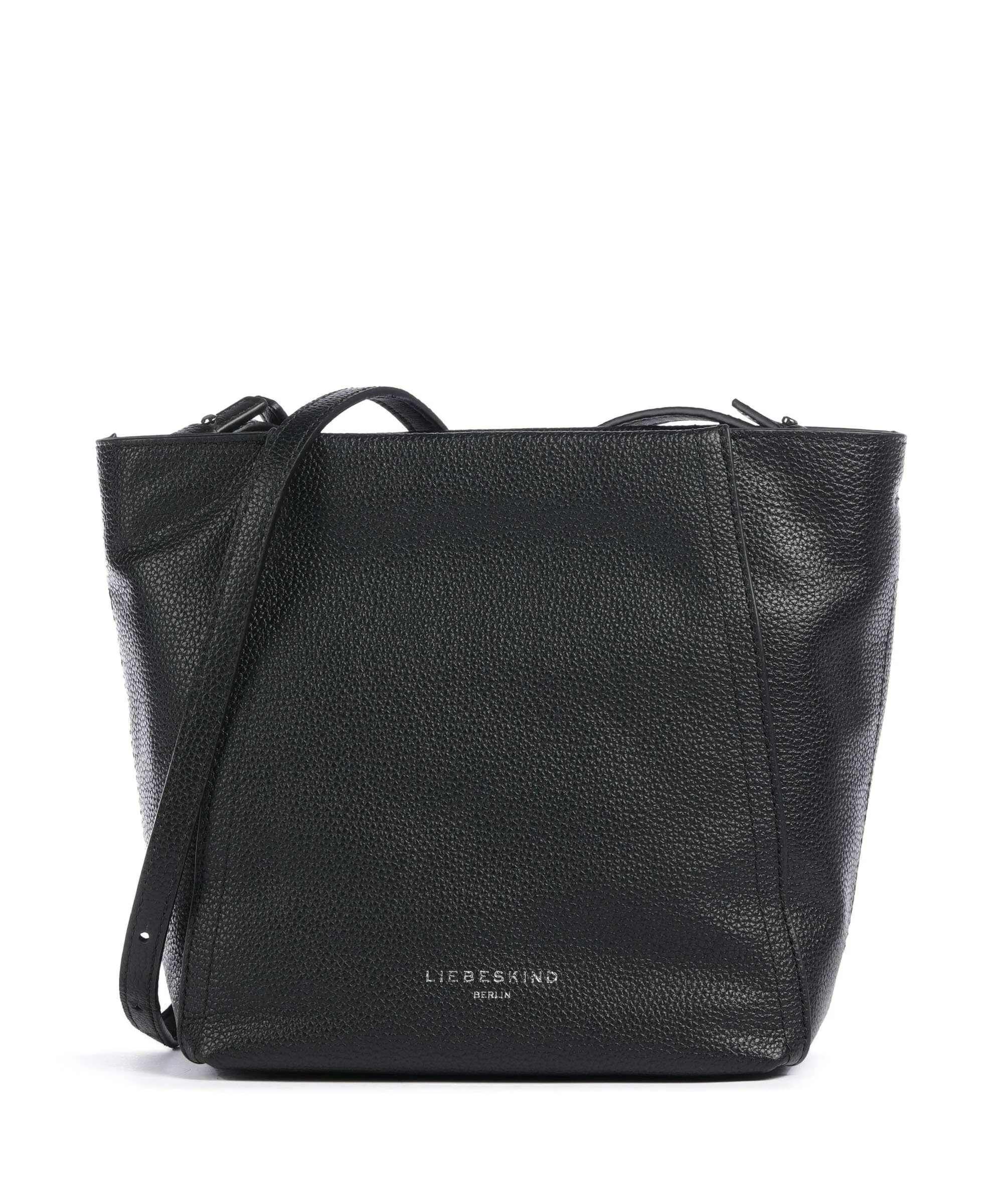  Liebeskind Chudy Small Pebble S Borsa a tracolla pelle di vacchetta grana nero  
