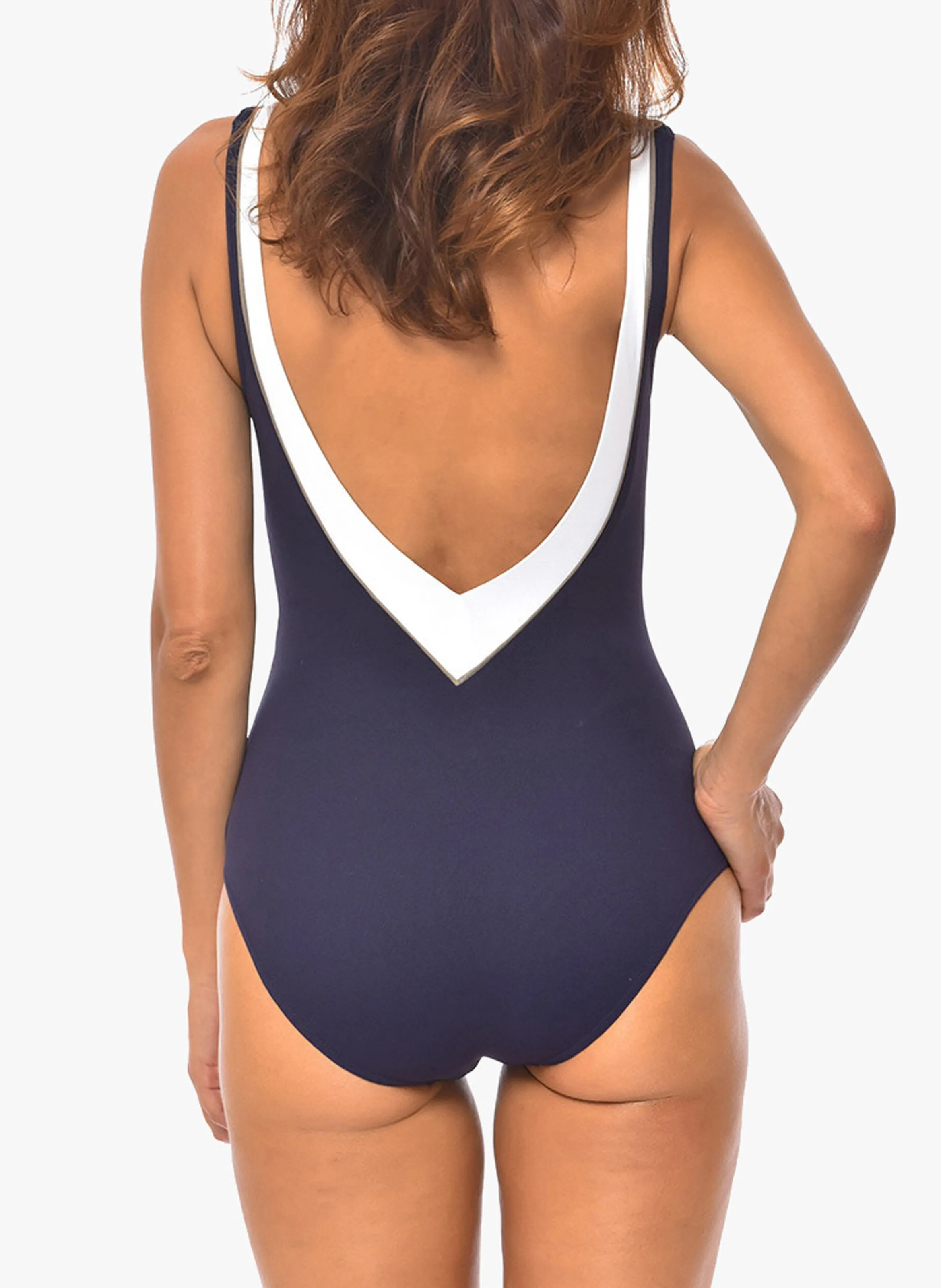  LIVIA   TAMARINDO - Costume intero bicolore | Blu