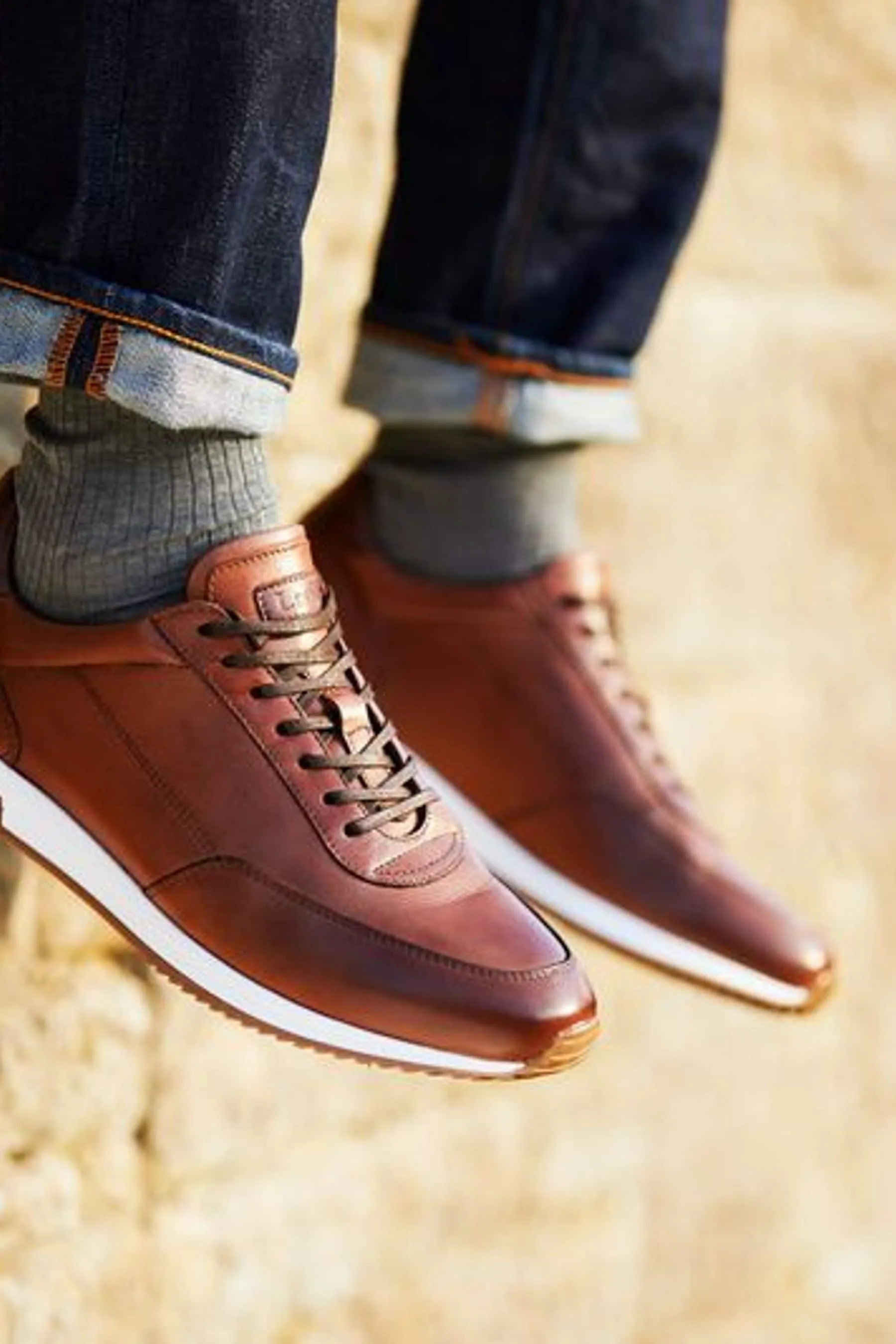 Loake Bannister - Scarpe da ginnastica in pelle    