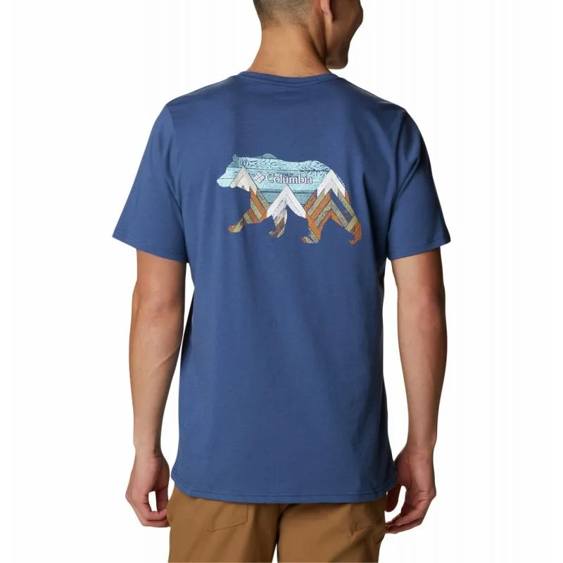 Maglietta Columbia Grafica Pine Trails Uomo (Night Tide)