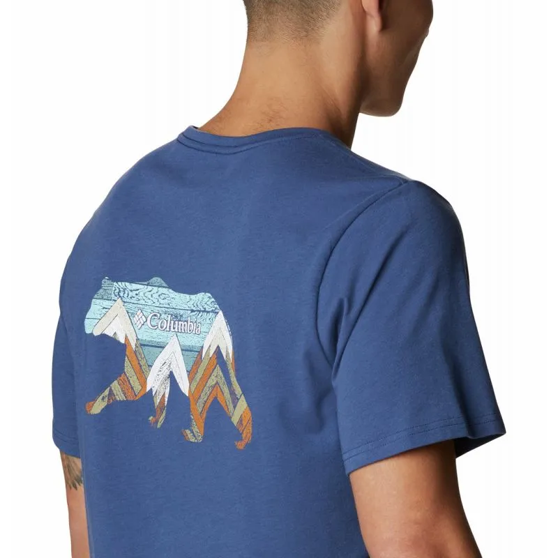 Maglietta Columbia Grafica Pine Trails Uomo (Night Tide)