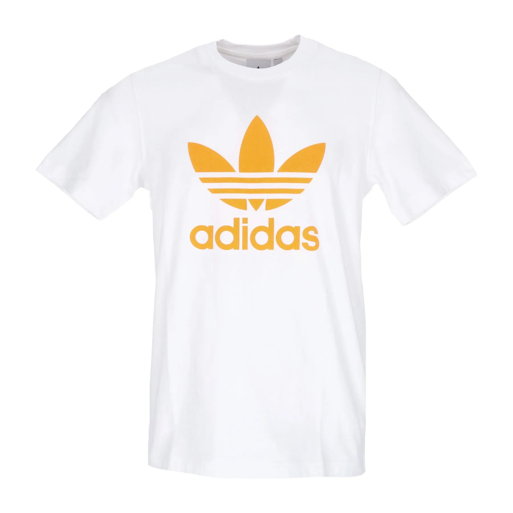 Maglietta Uomo Trefoil Tee White/bright Orange