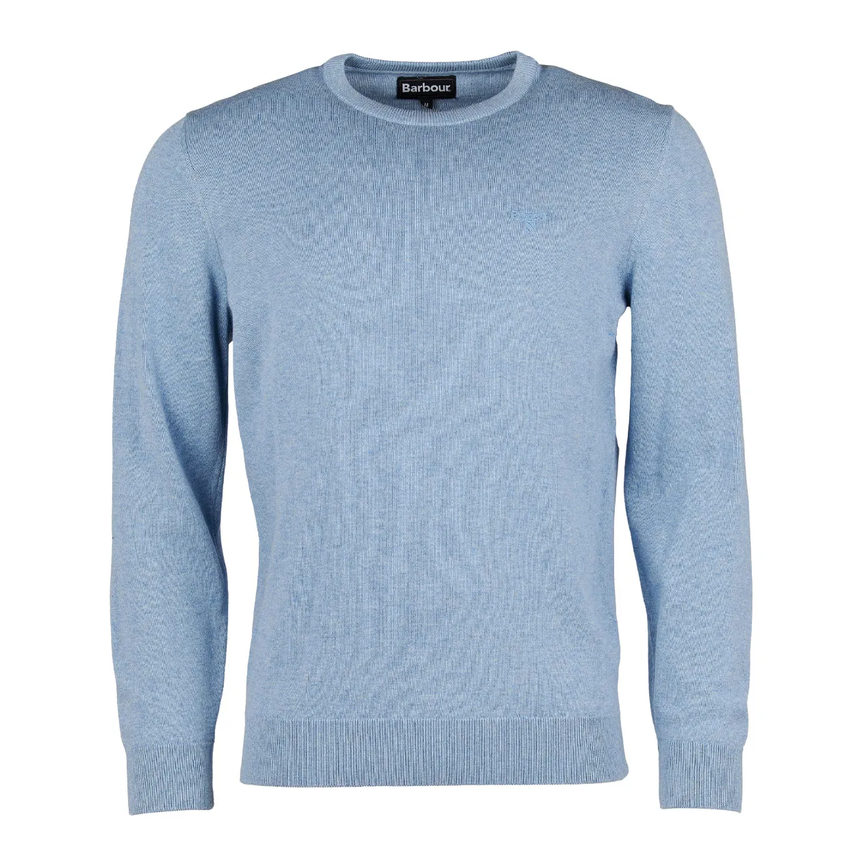 Maglione Barbour Cotone Pima Celeste
