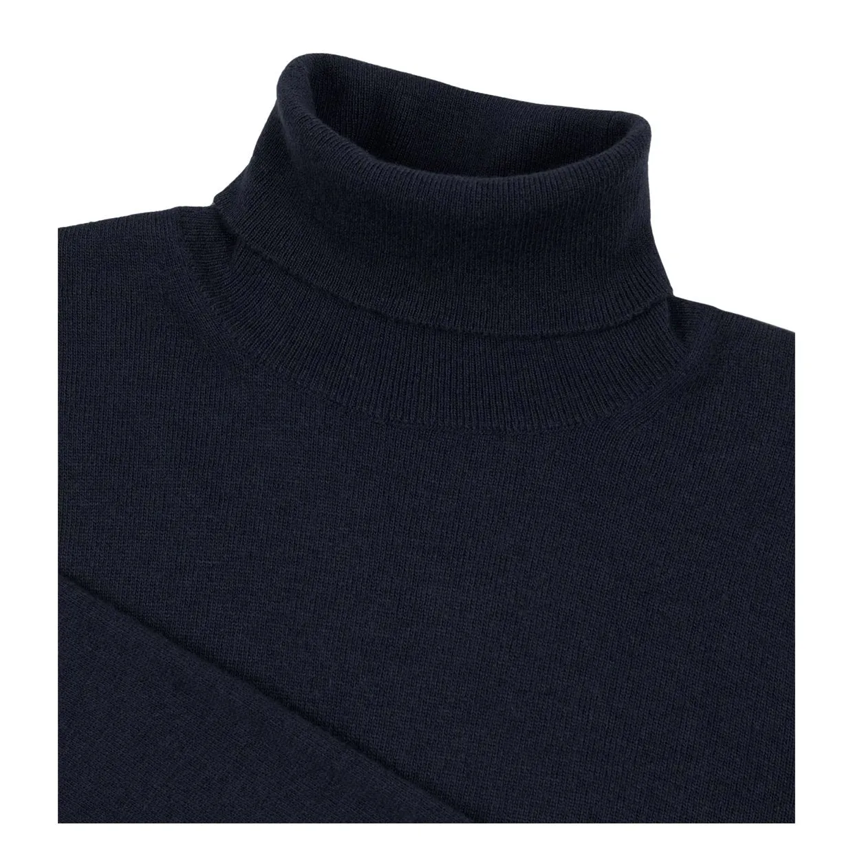 Maglione Colmar Dolcevita Lana/Cachemire Blu Navy
