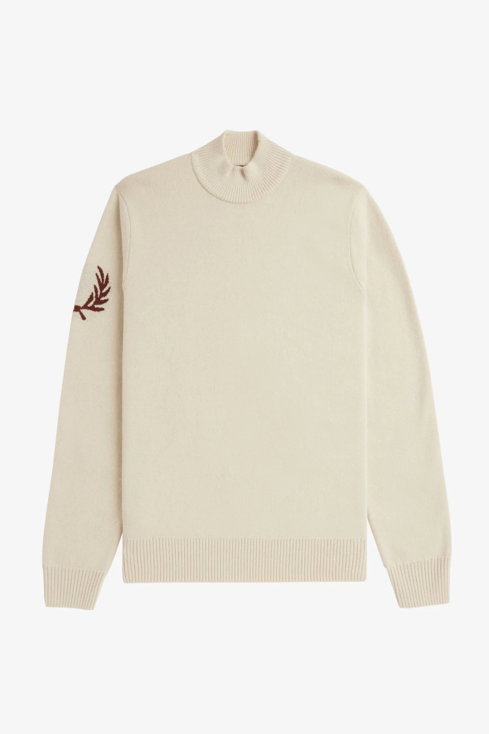 MAGLIONE CON COLLO A LUPETTO LAUREL WREATH FRED PERRY