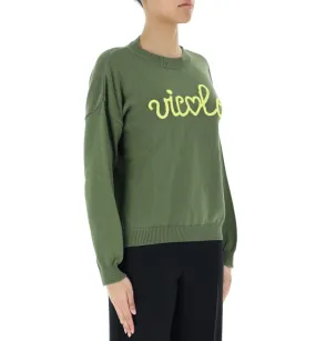 Maglione con ricamo